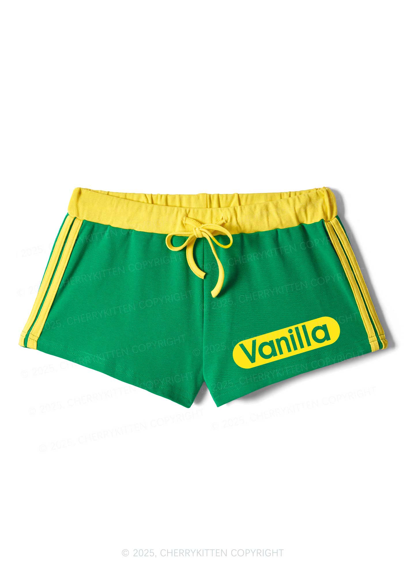 Vanilla Y2K Drawstring Mini Shorts Cherrykitten - Image 5