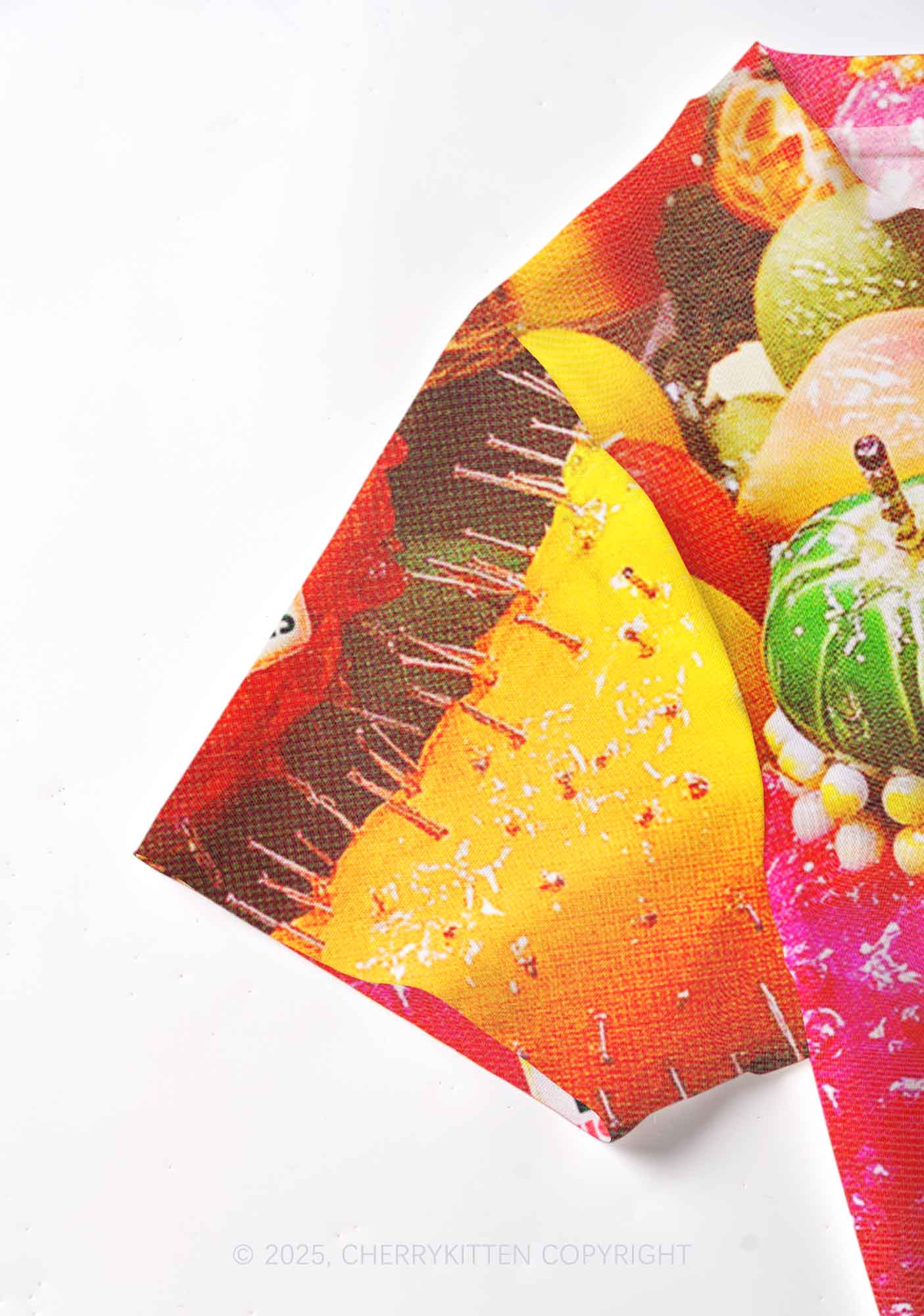 Various Fruits Pride Y2K Mesh Crop Top Cherrykitten - Image 5