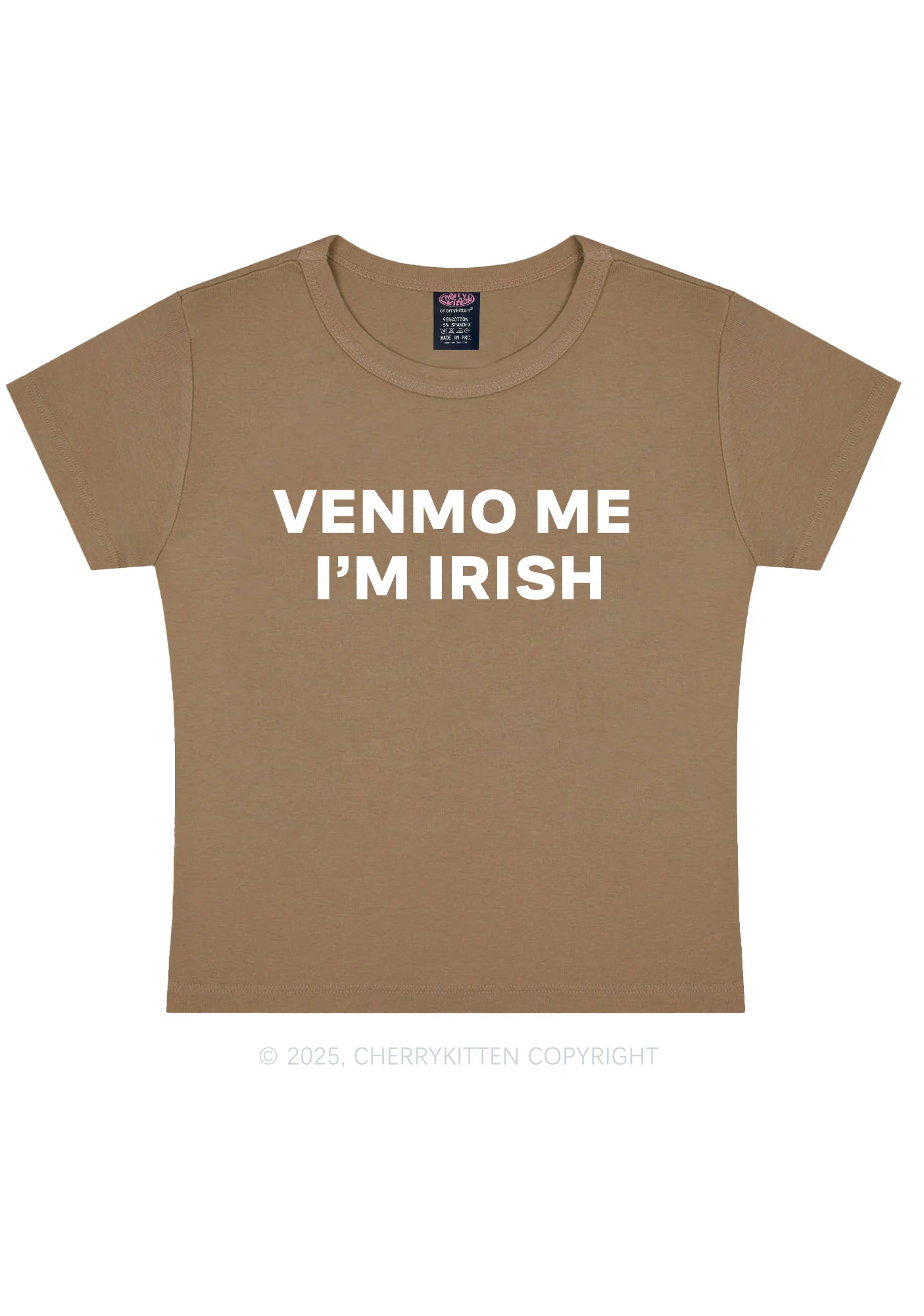 Venmo Me Im Irish St Patricks Y2K Baby Tee Cherrykitten - Image 10