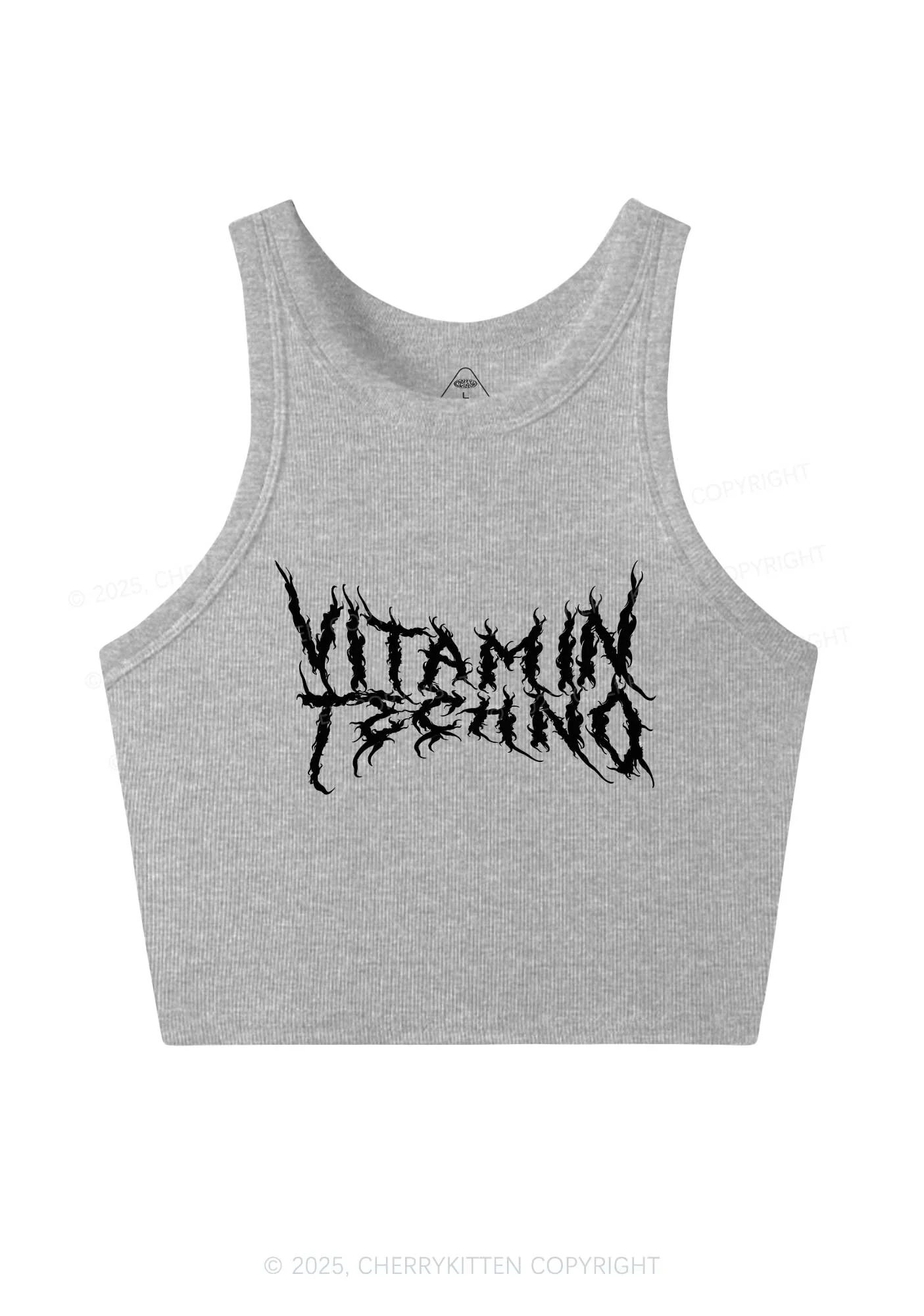 Vitamin Techno Y2K Crop Tank Top Cherrykitten - Image 5