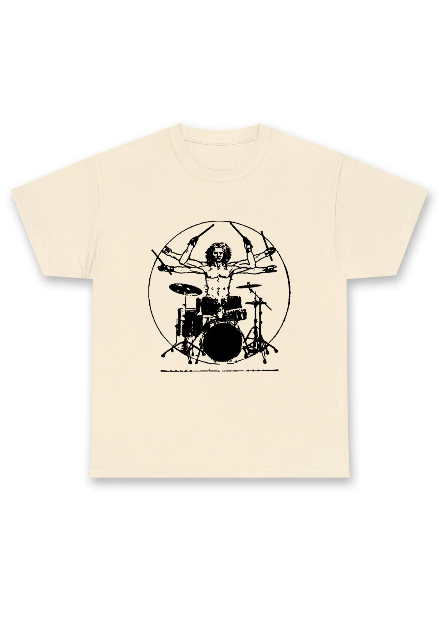 Vitruvian Drummer Chunky Shirt - Image 2