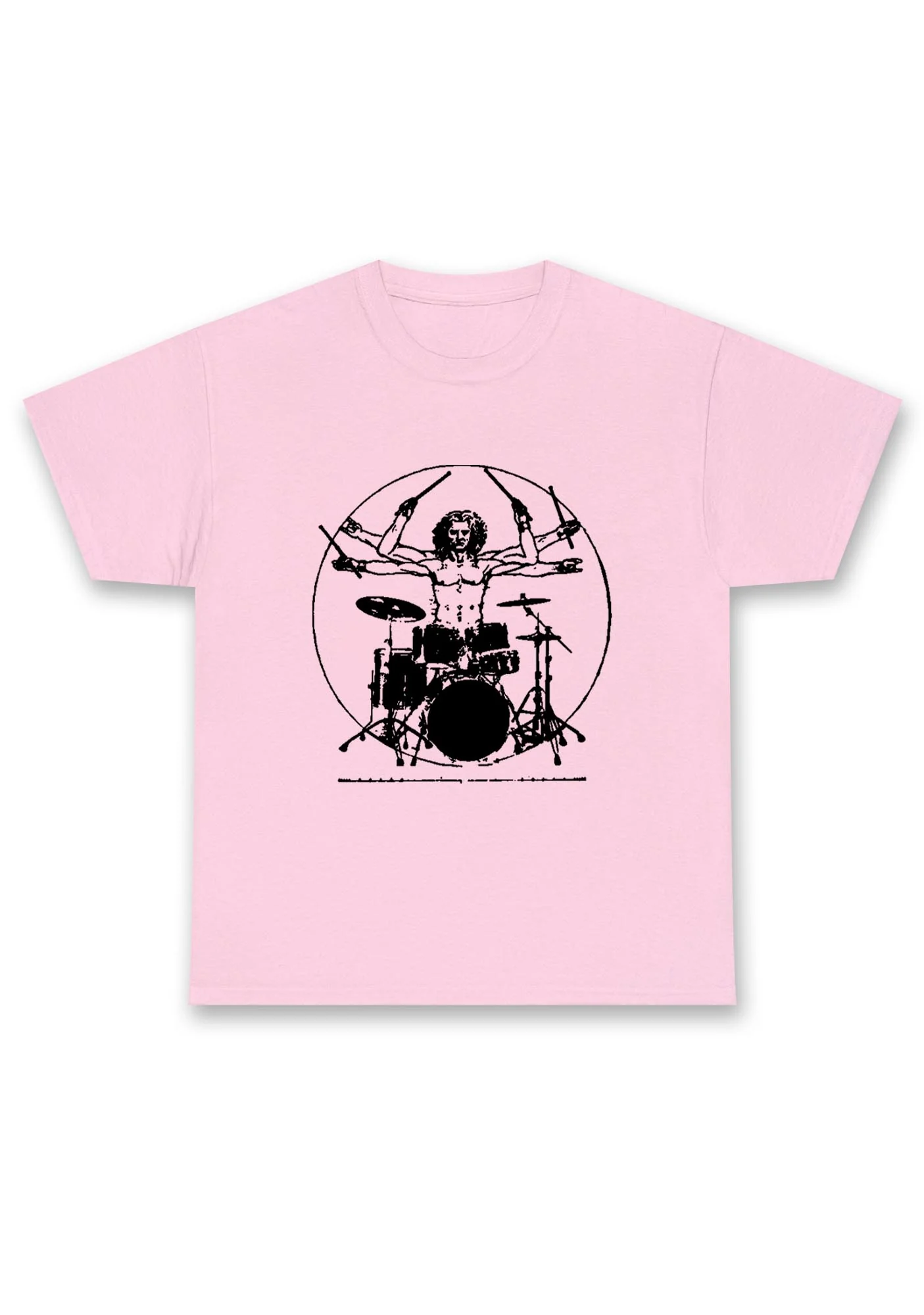 Vitruvian Drummer Chunky Shirt - Image 3