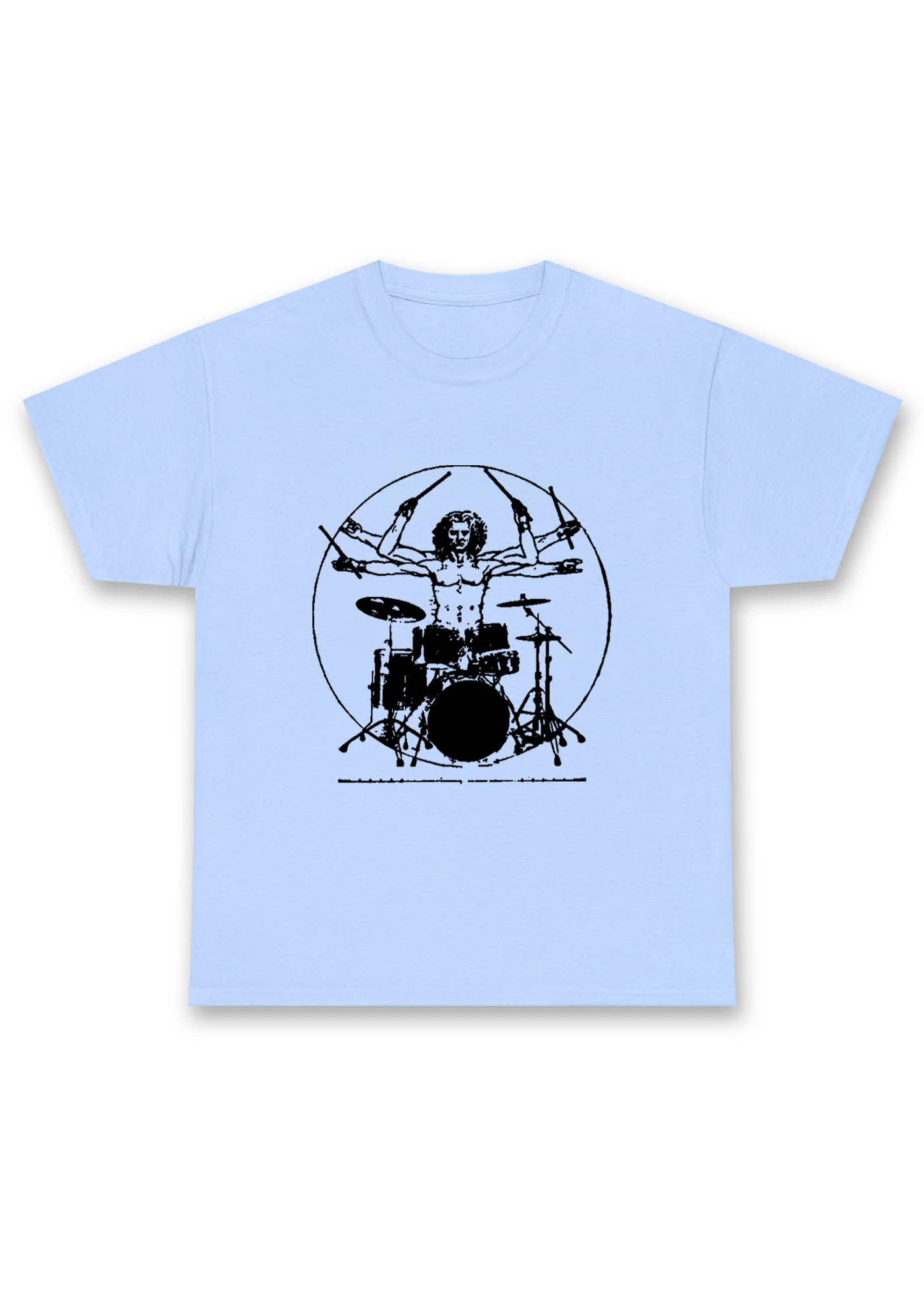 Vitruvian Drummer Chunky Shirt - Image 4