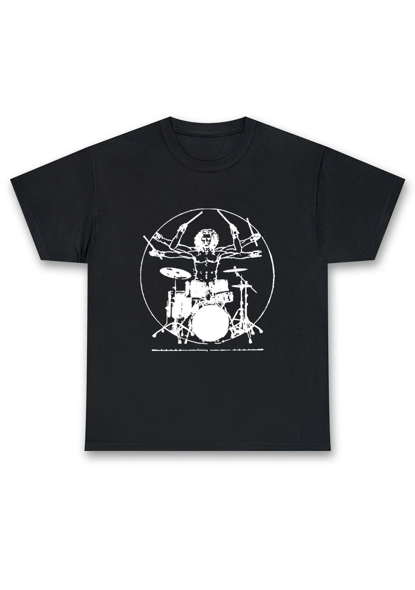 Vitruvian Drummer Chunky Shirt - Image 6