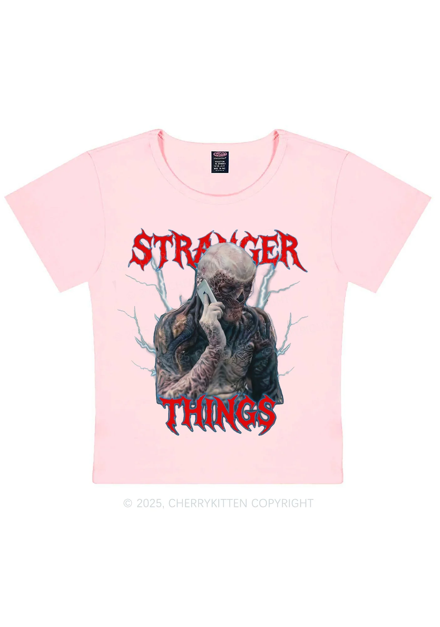 VN On Call Y2K Baby Tee Cherrykitten - Image 11
