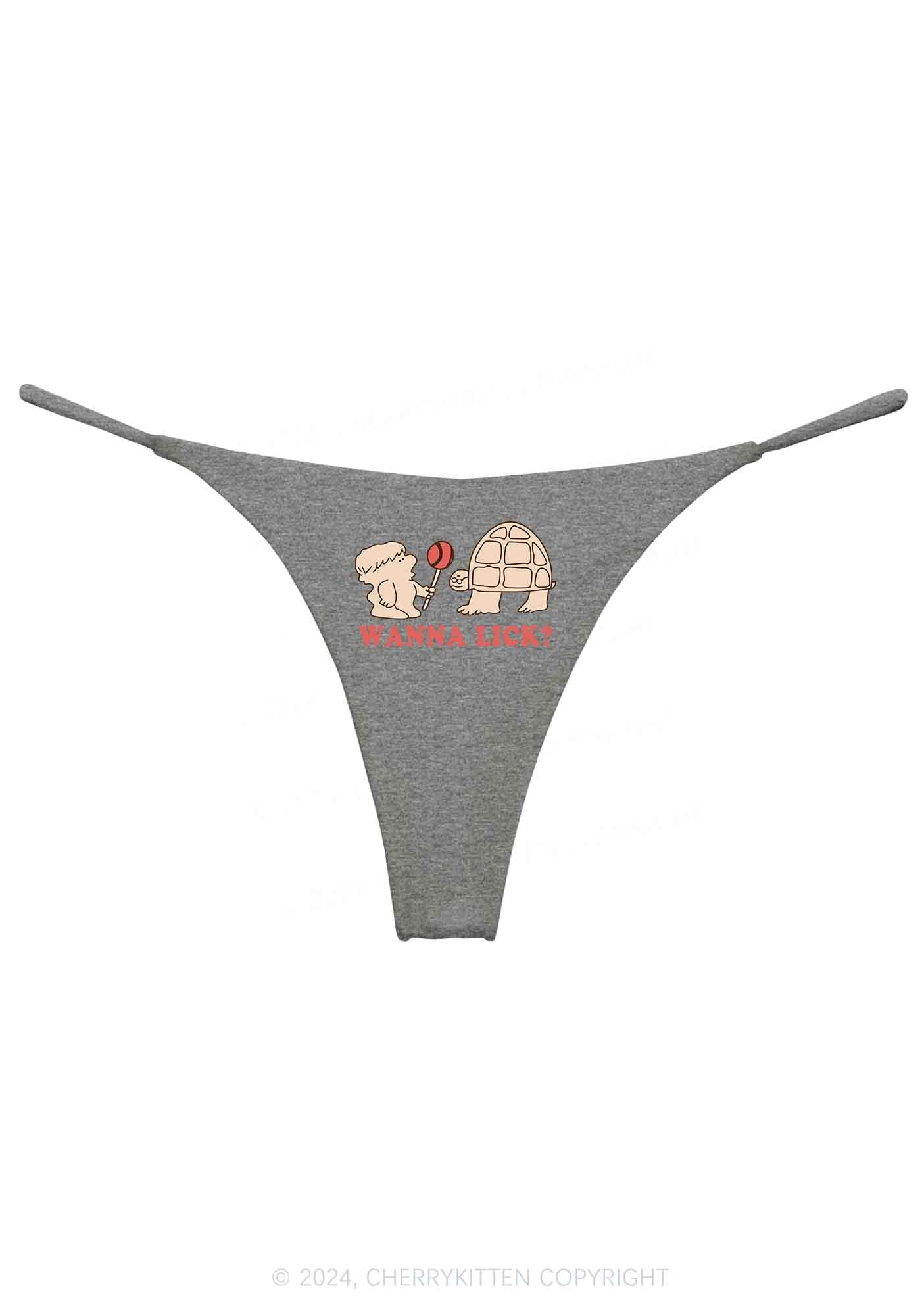 Wanna Lick Lollipop Y2K Bikini String Thong Cherrykitten - Image 7