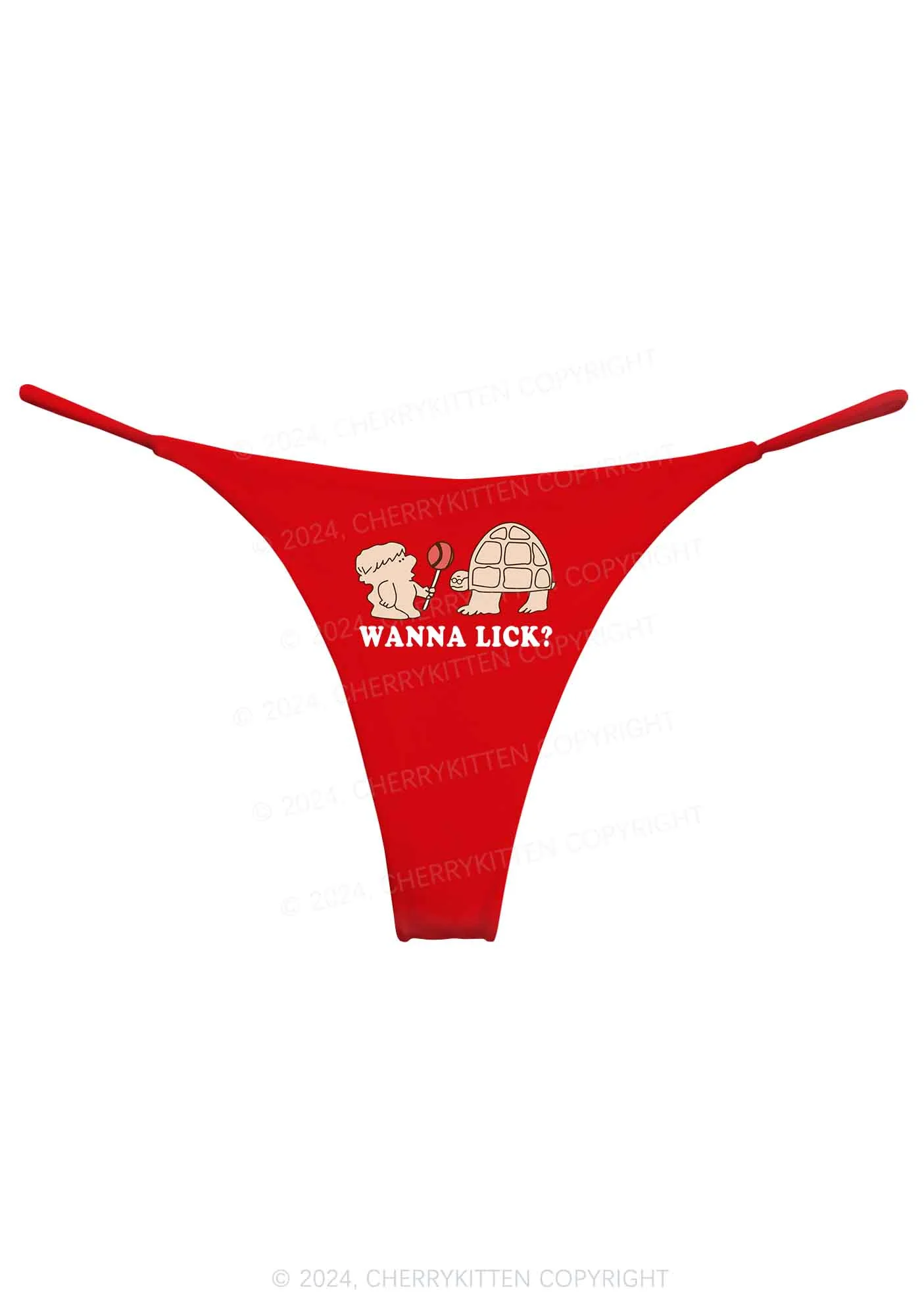 Wanna Lick Lollipop Y2K Bikini String Thong Cherrykitten - Image 9