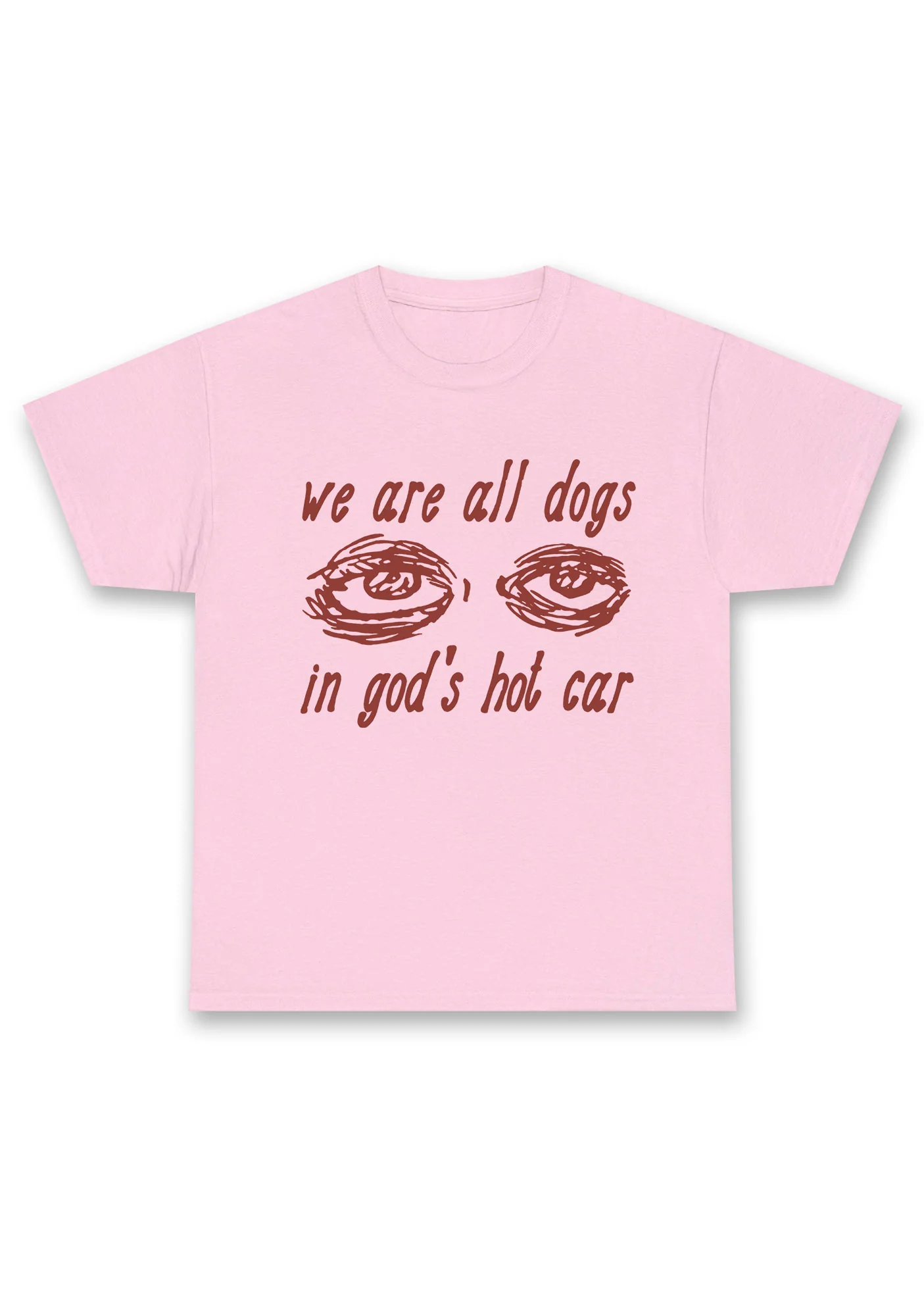 We Are All Dogs In God's Hot Car Chunky Shirt - Image 5