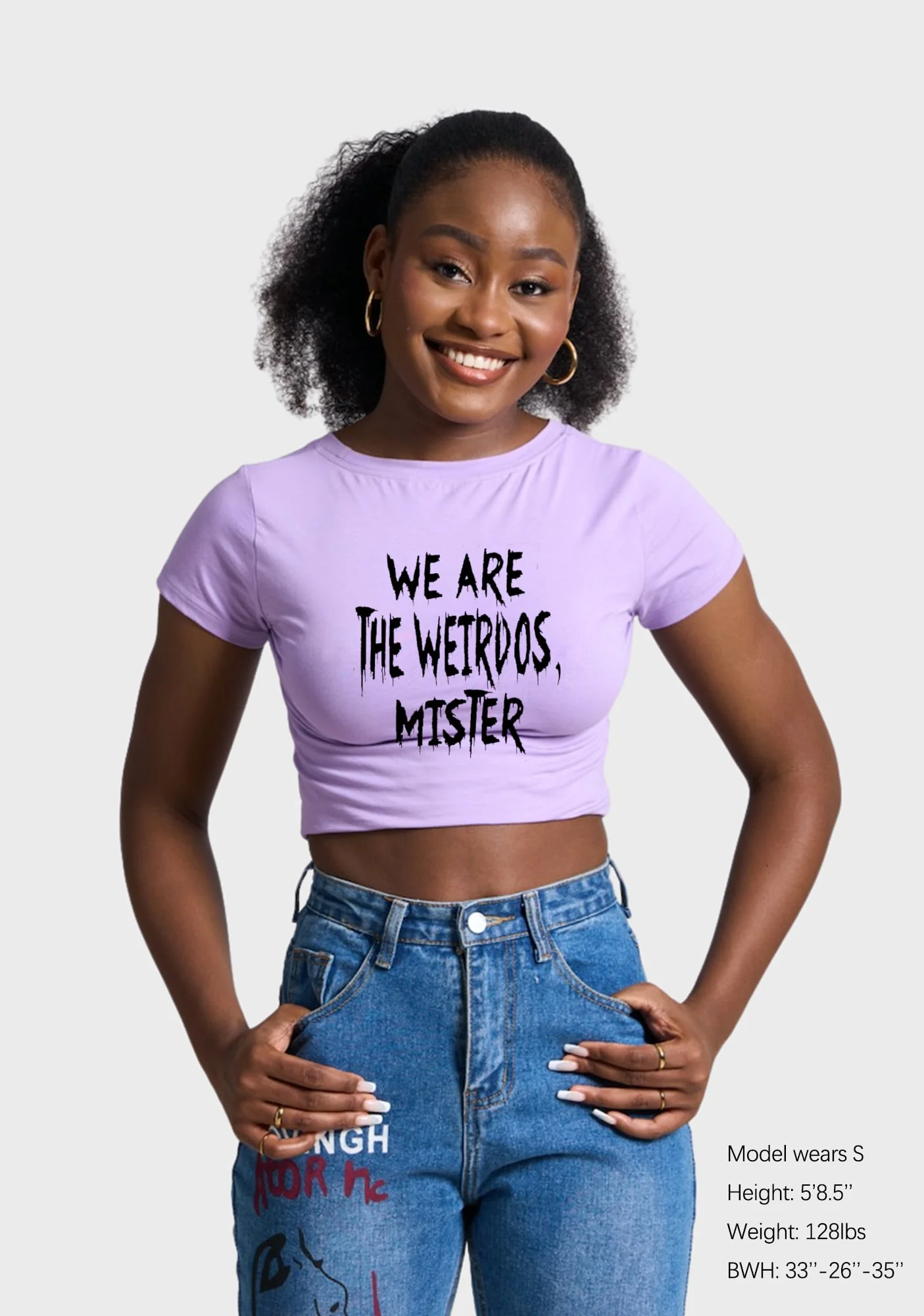 We Are The Weirdos Mister Y2K Baby Tee - Image 2