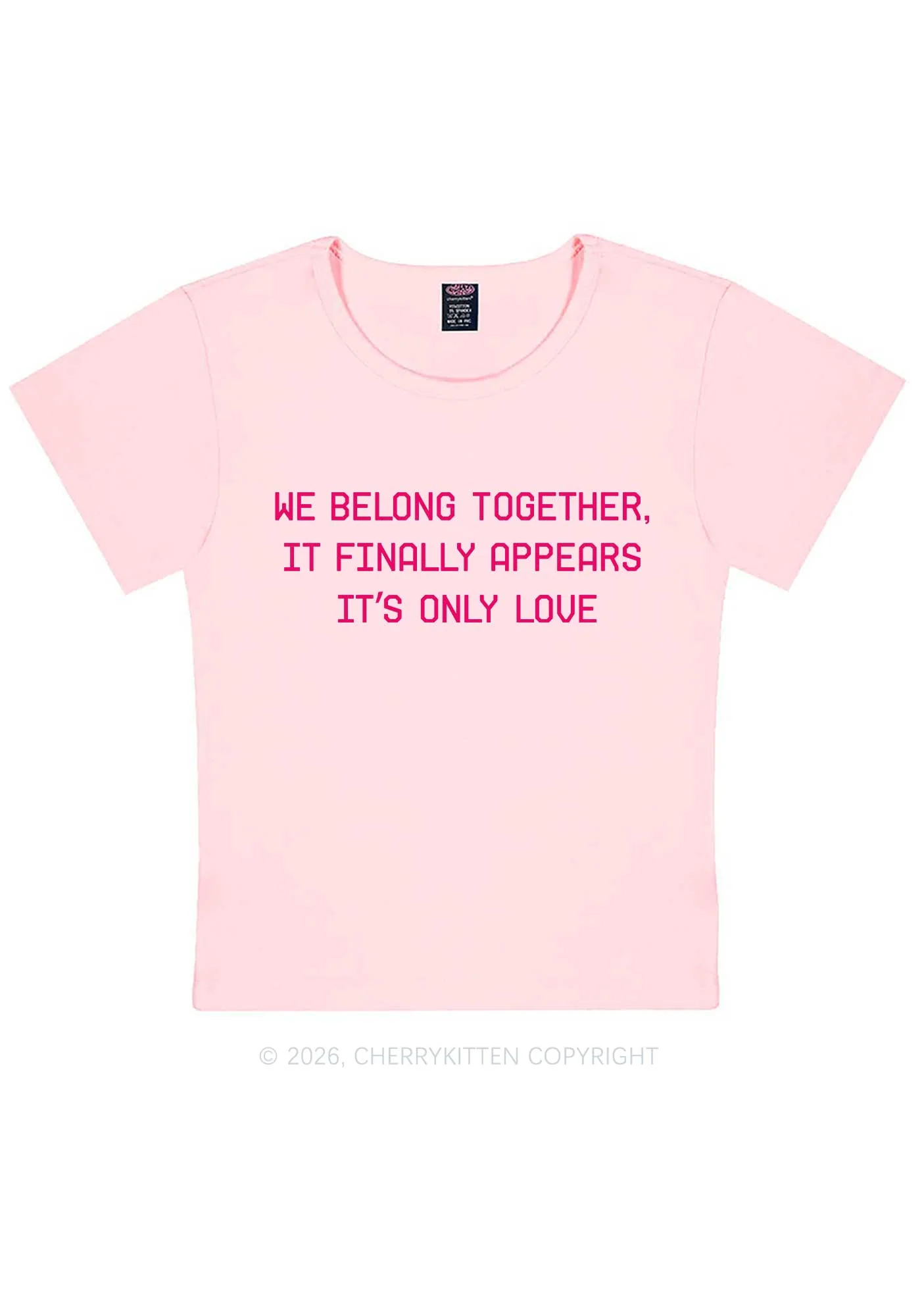 We Belong Together Y2K Baby Tee Cherrykitten - Image 11