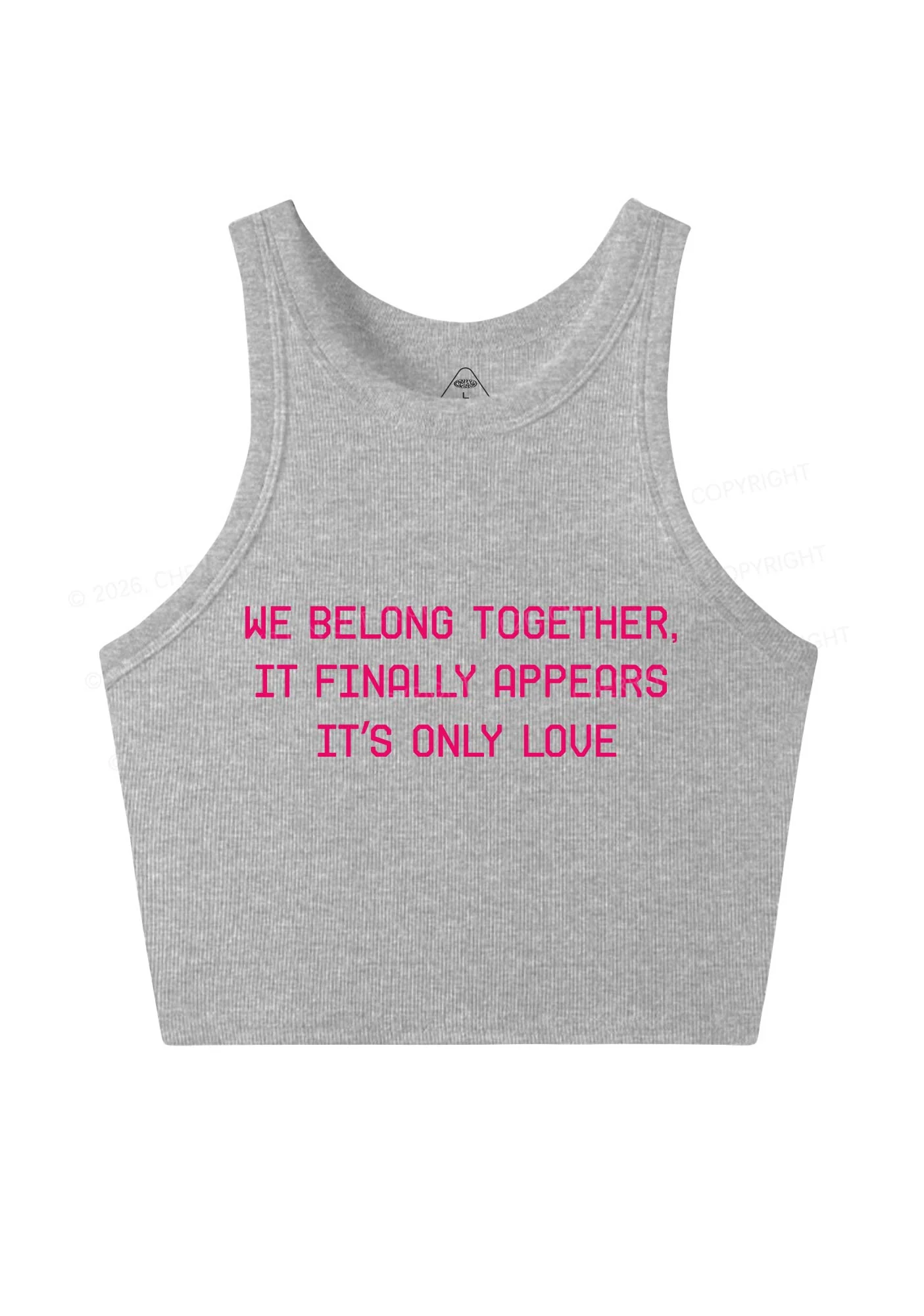 We Belong Together Y2K Crop Tank Top Cherrykitten - Image 10