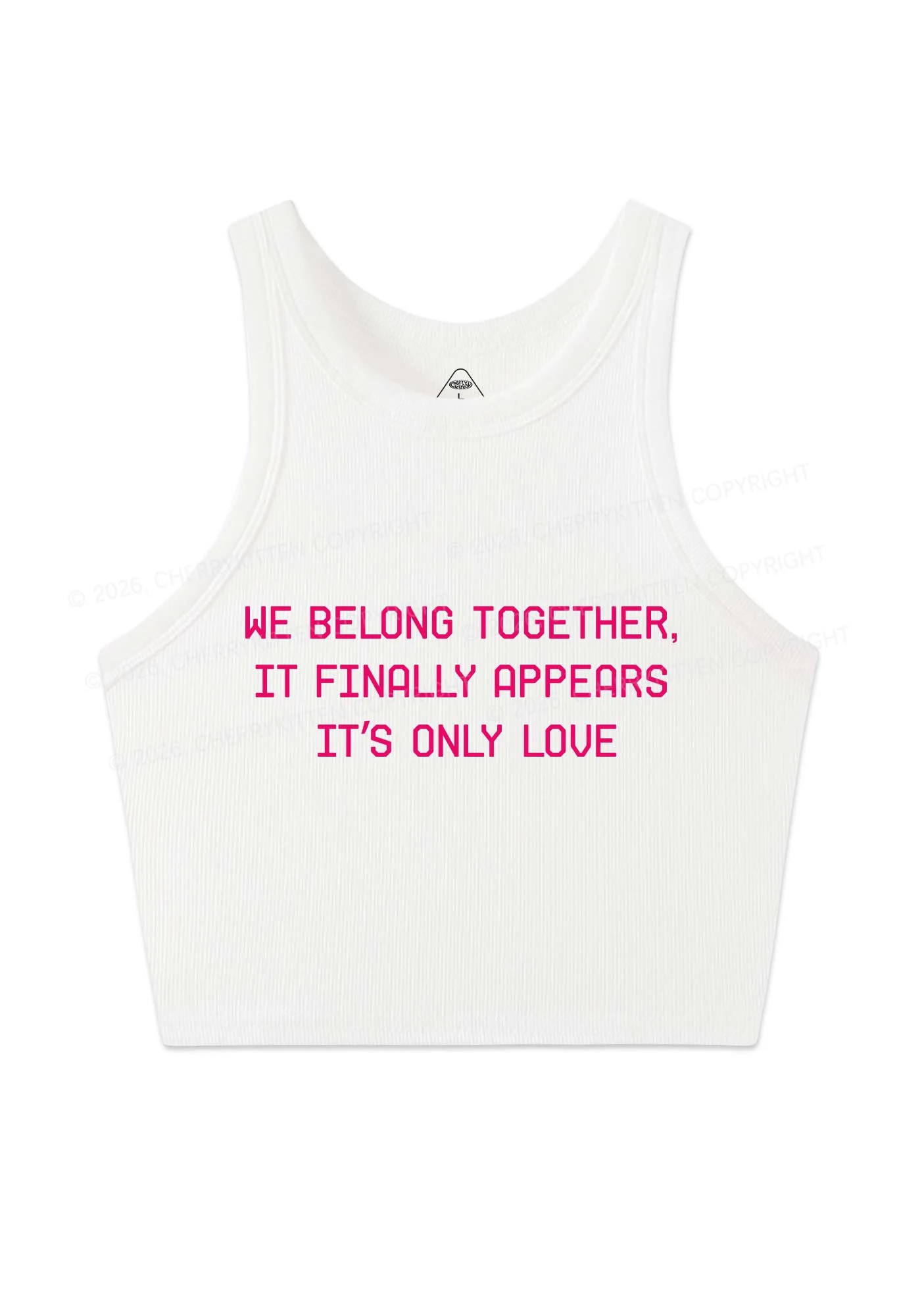 We Belong Together Y2K Crop Tank Top Cherrykitten - Image 6