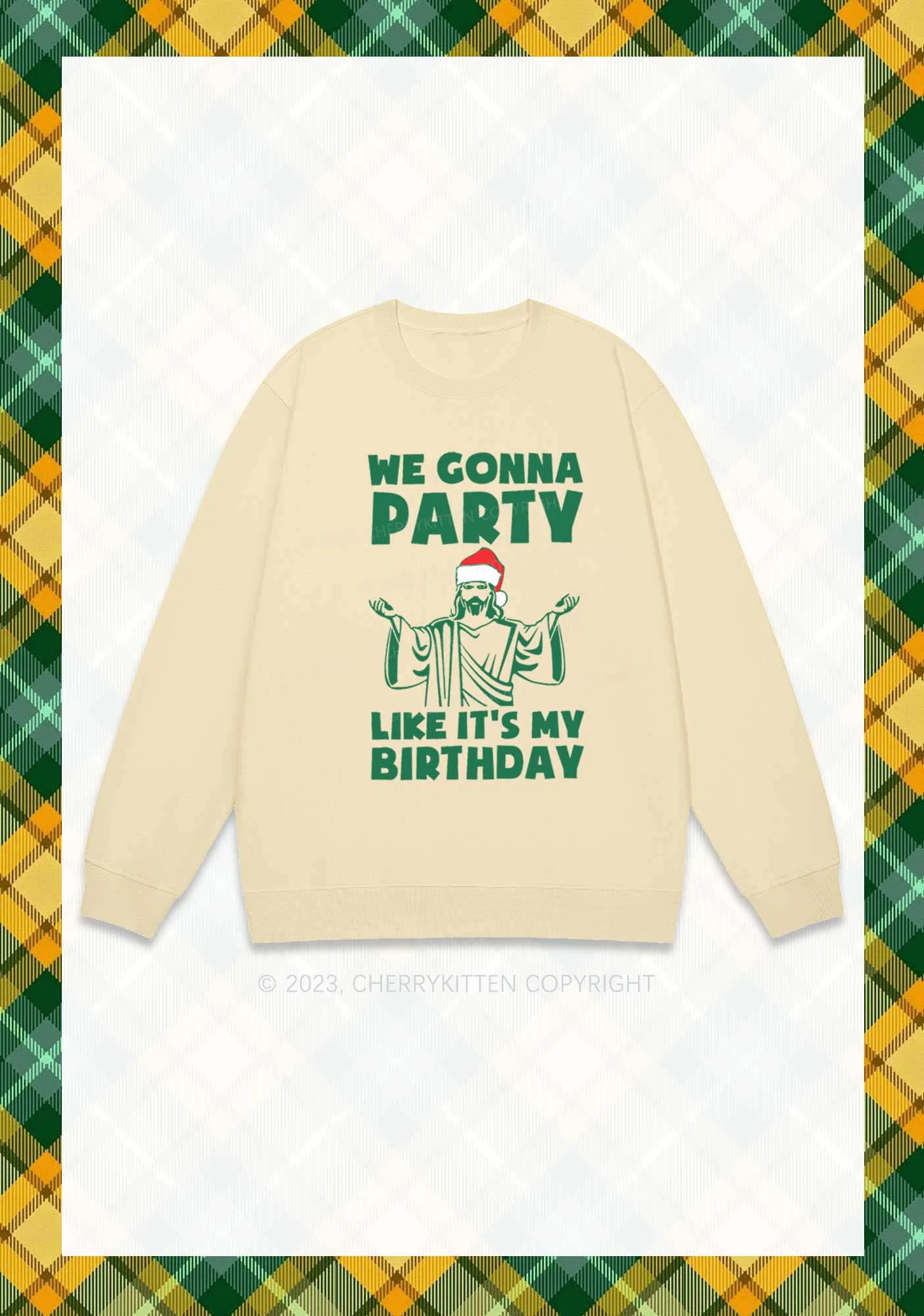 We Gonna Party Christmas Y2K Sweatshirt Cherrykitten - Image 5