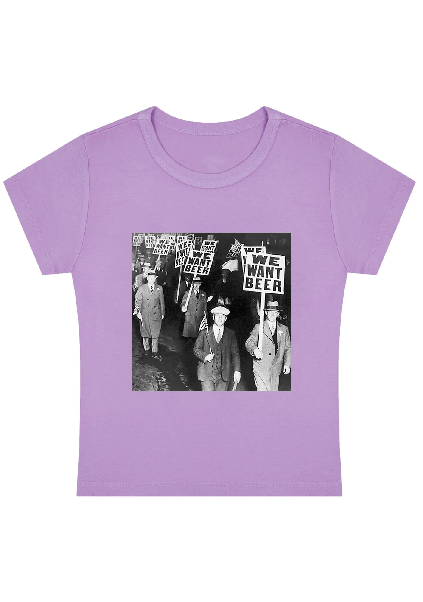 We Want Beer Y2K Baby Tee - Image 3