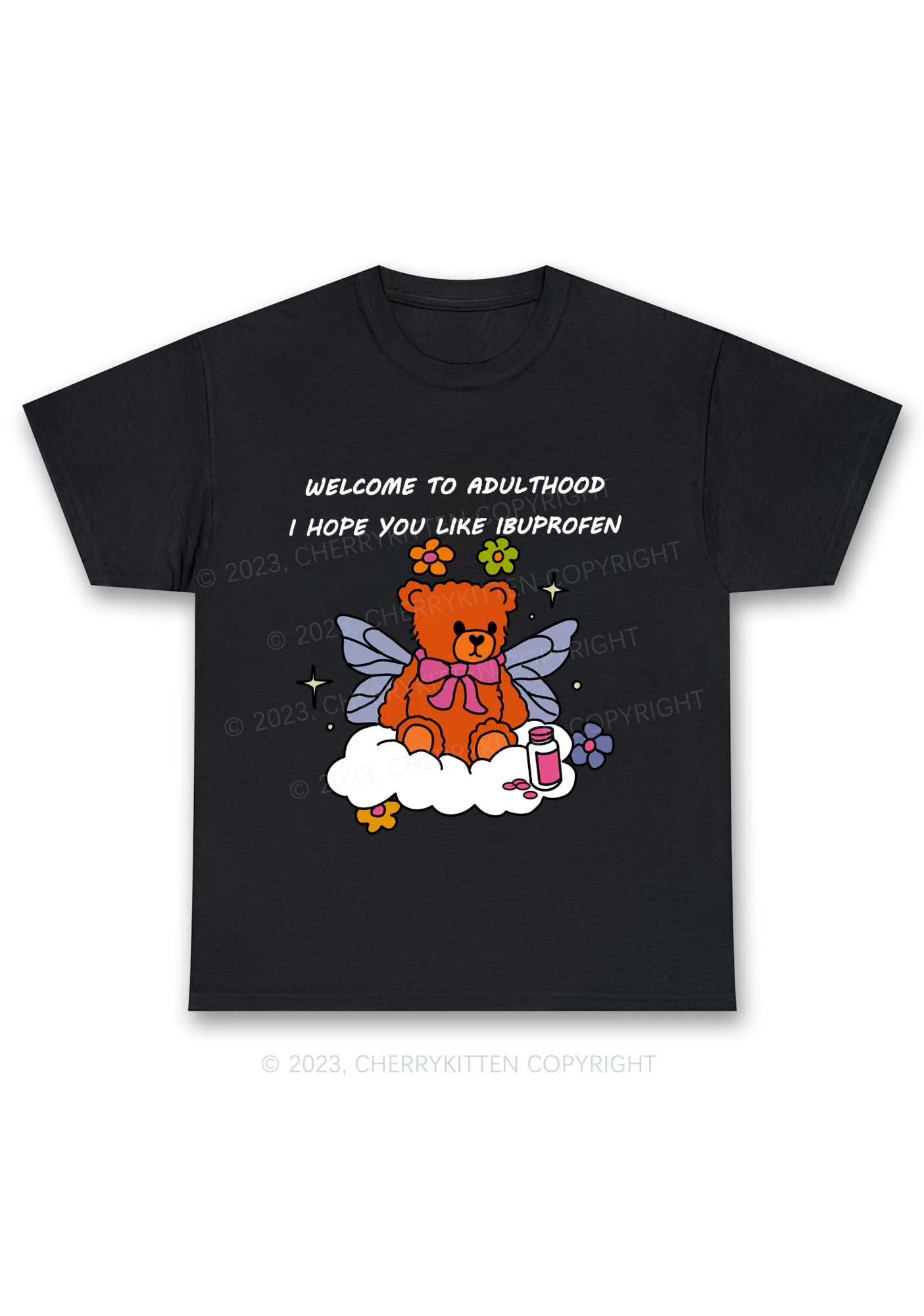 Welcome To Adulthood Y2K Chunky Shirt Cherrykitten - Image 3