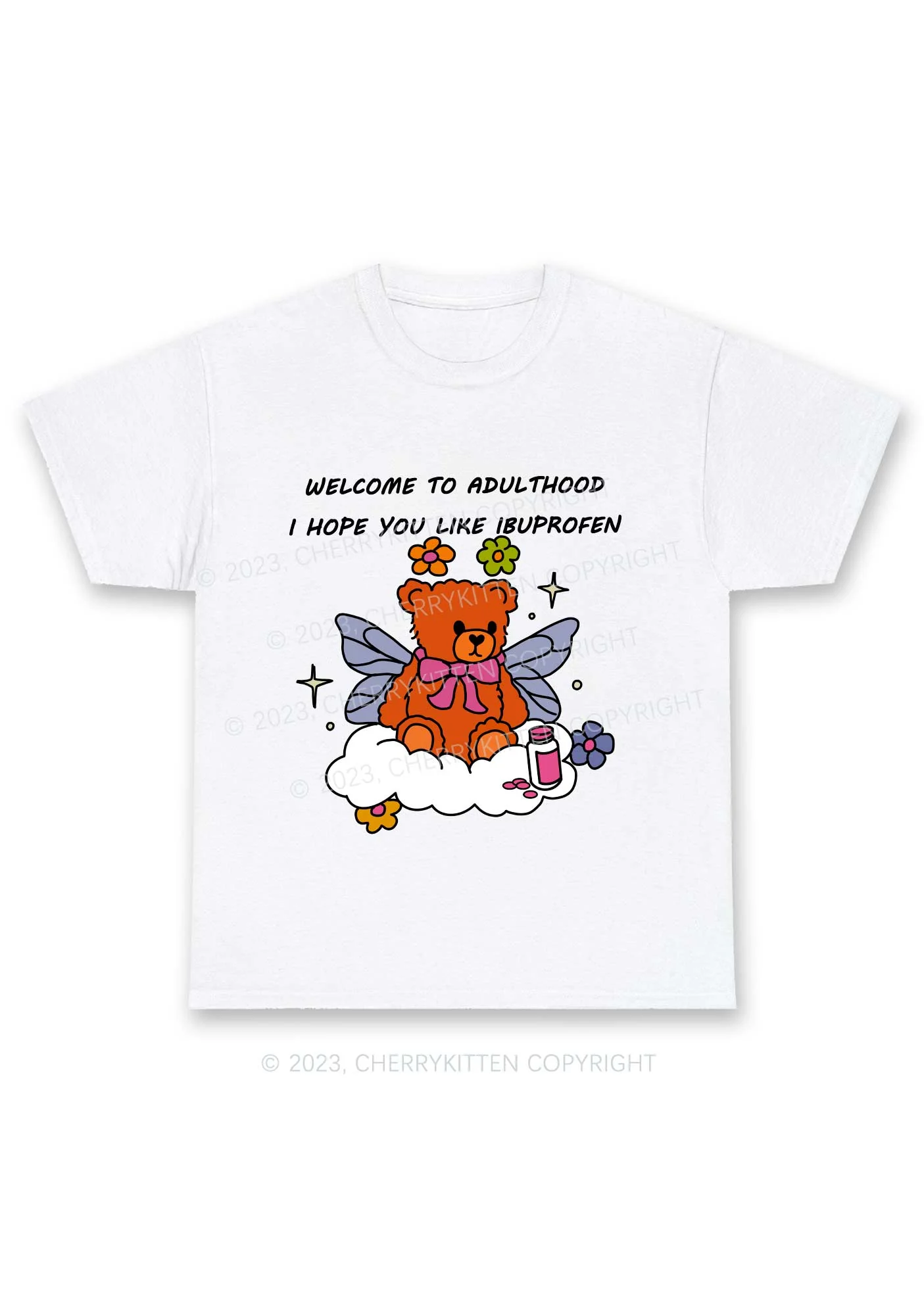 Welcome To Adulthood Y2K Chunky Shirt Cherrykitten - Image 5