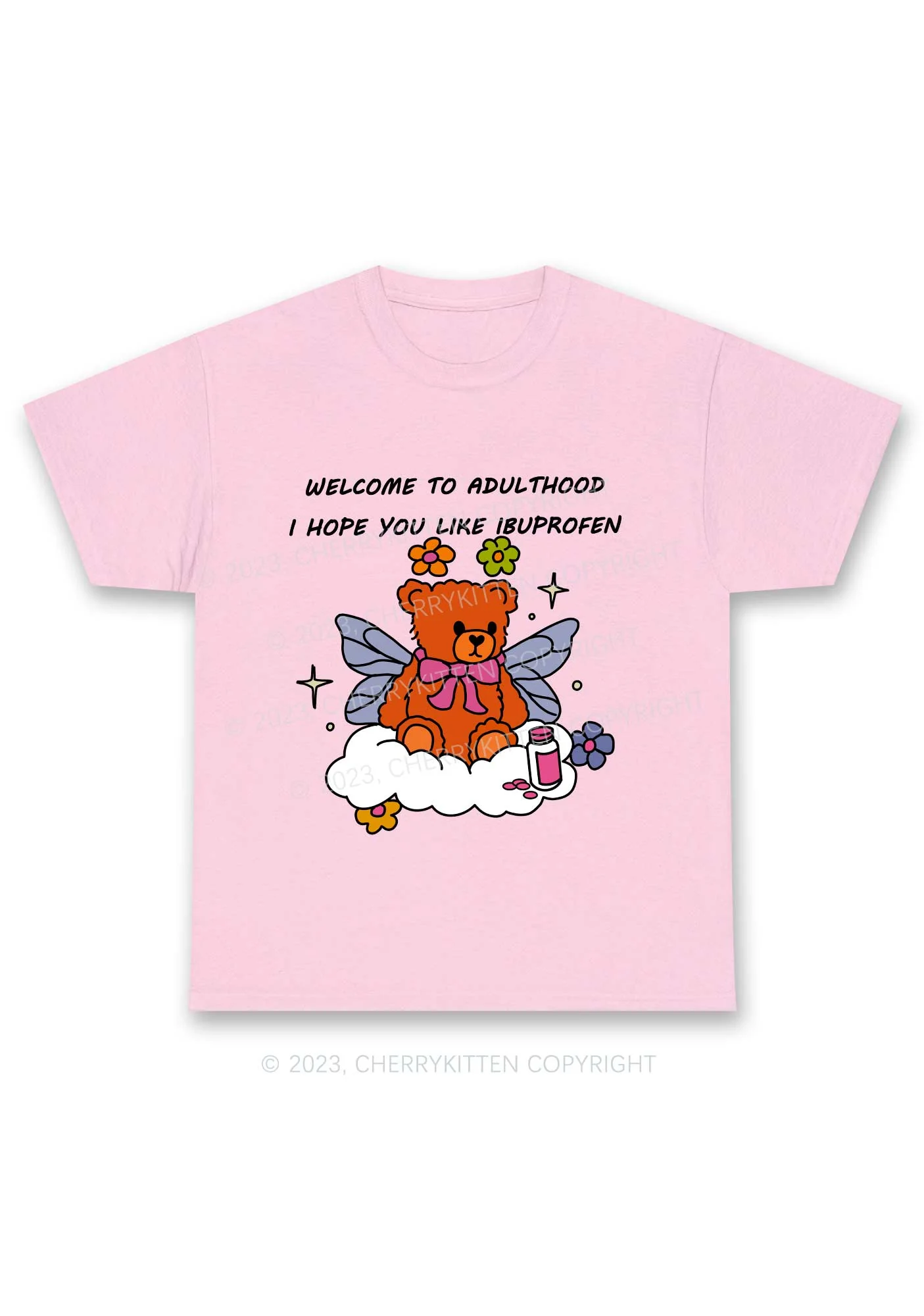 Welcome To Adulthood Y2K Chunky Shirt Cherrykitten - Image 6