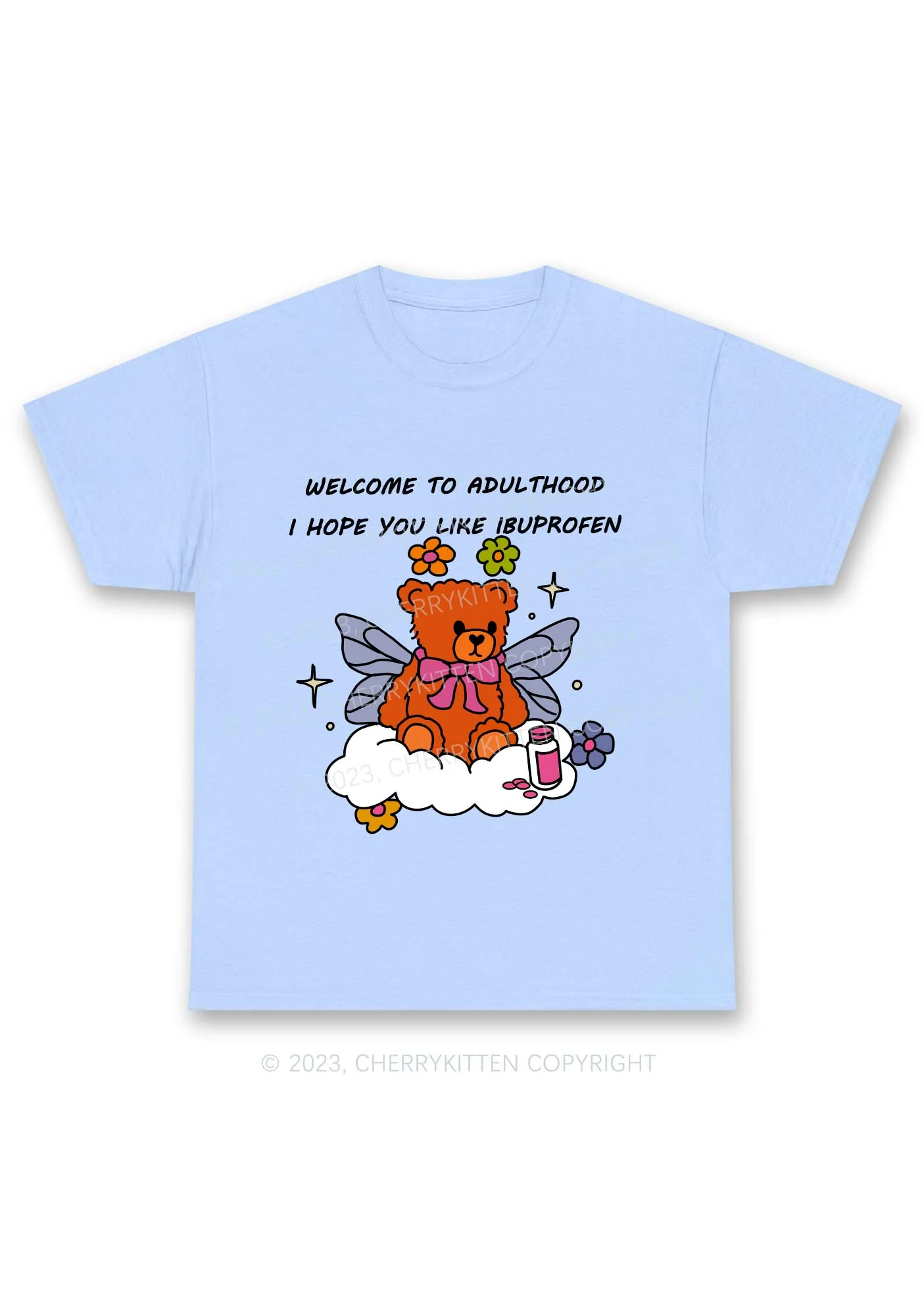 Welcome To Adulthood Y2K Chunky Shirt Cherrykitten - Image 8