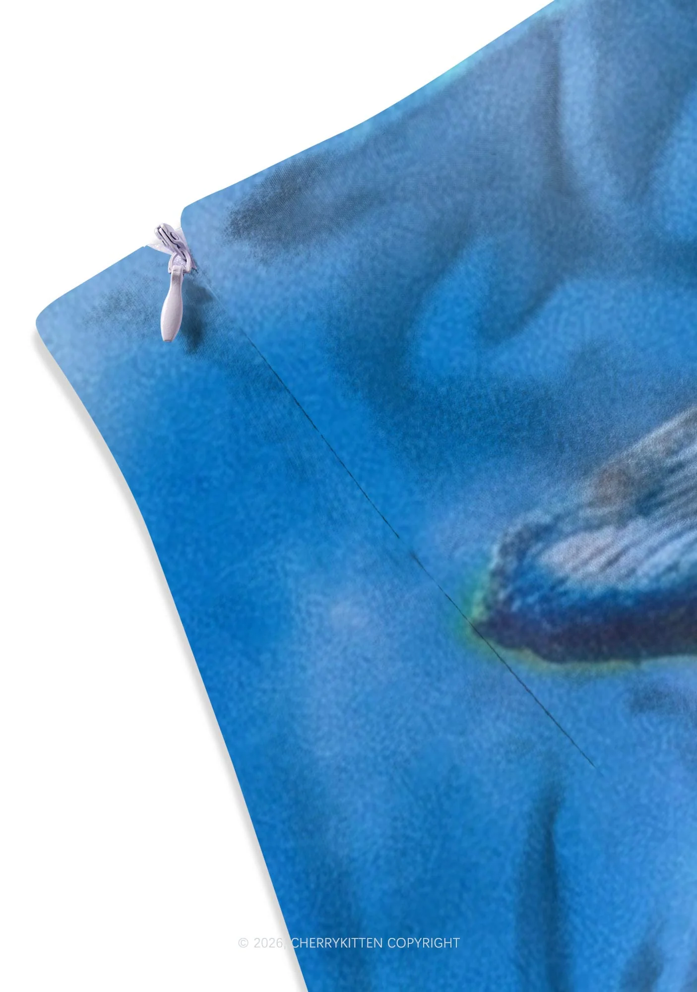 Whale Starfish Y2K Print Mini Skirt Cherrykitten - Image 3