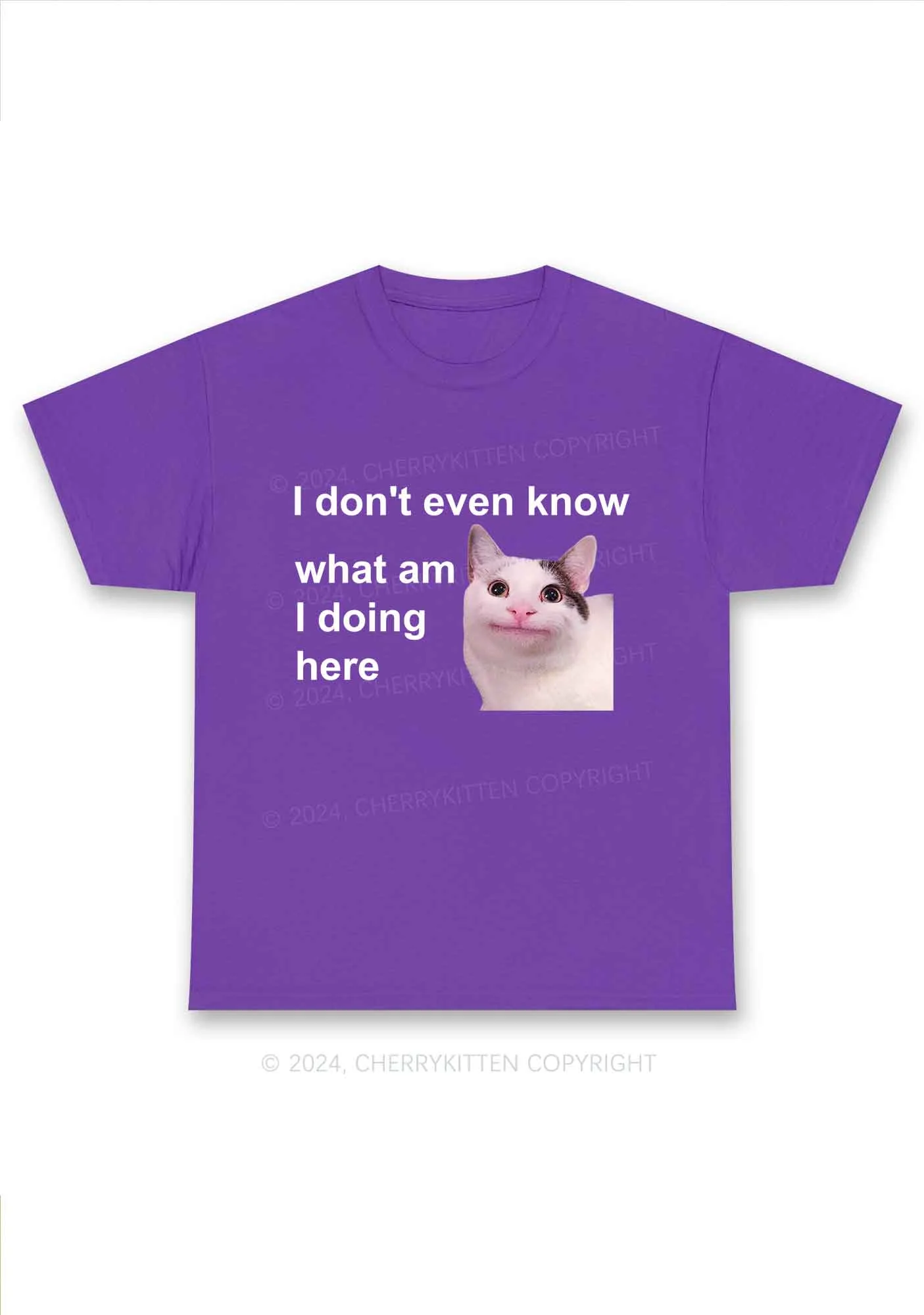 What Am I Doing Here Y2K Chunky Shirt Cherrykitten - Image 5