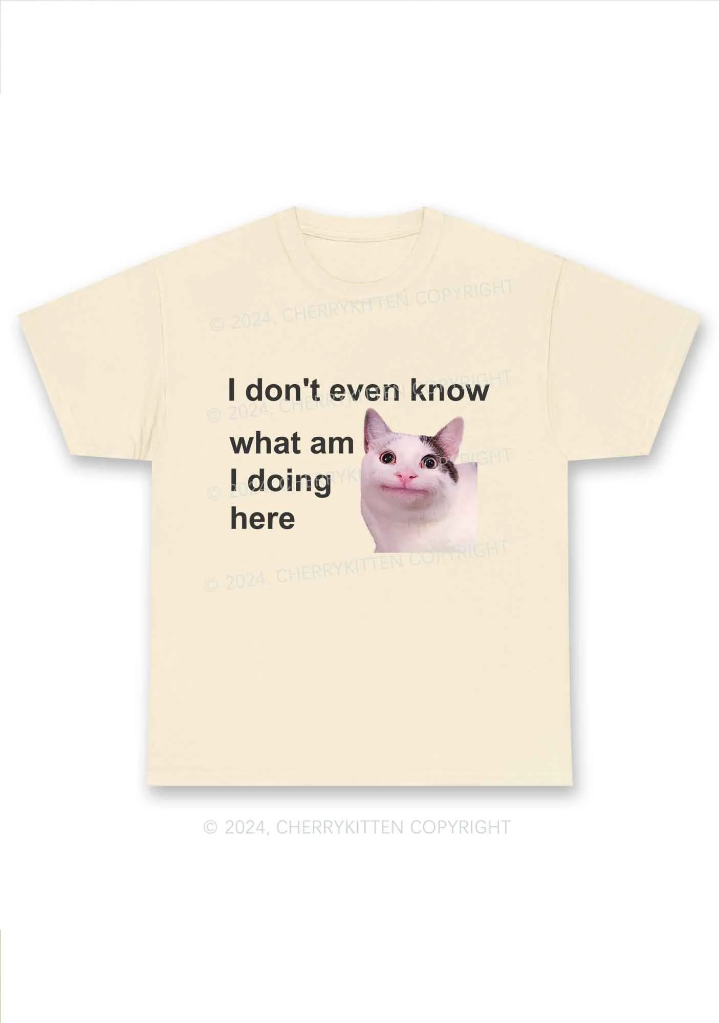 What Am I Doing Here Y2K Chunky Shirt Cherrykitten - Image 6