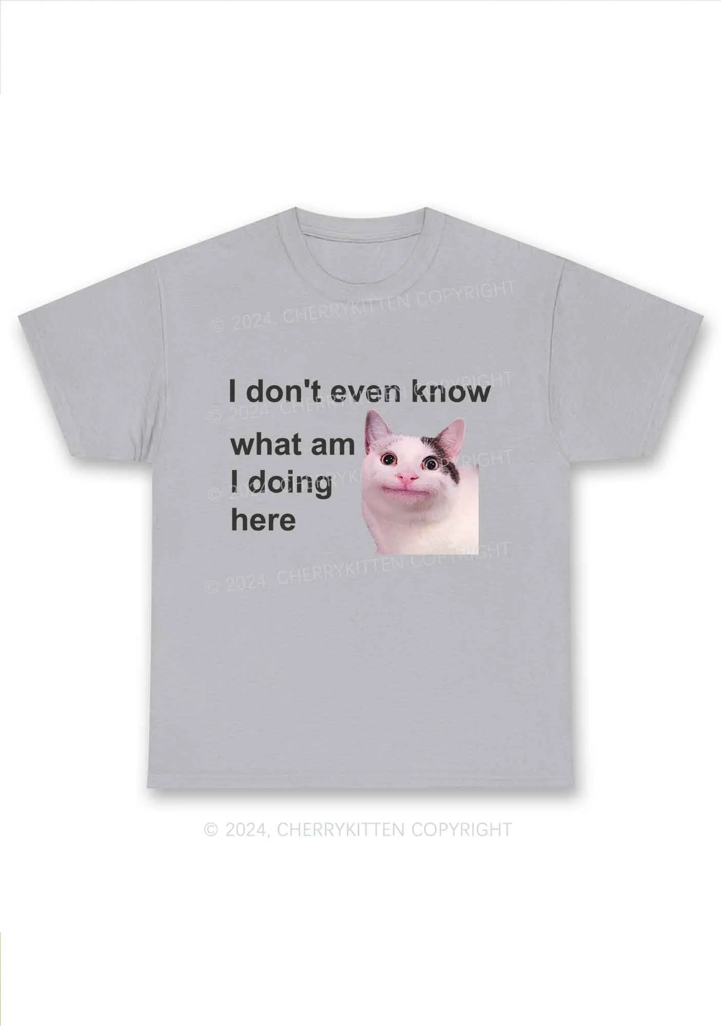 What Am I Doing Here Y2K Chunky Shirt Cherrykitten - Image 7