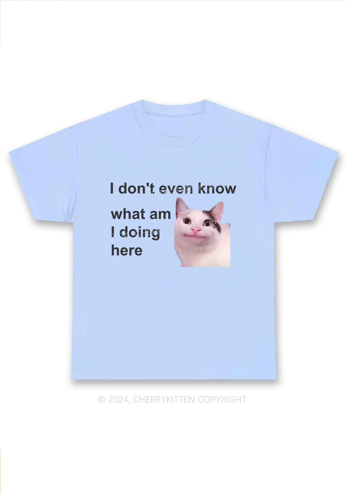 What Am I Doing Here Y2K Chunky Shirt Cherrykitten - Image 8