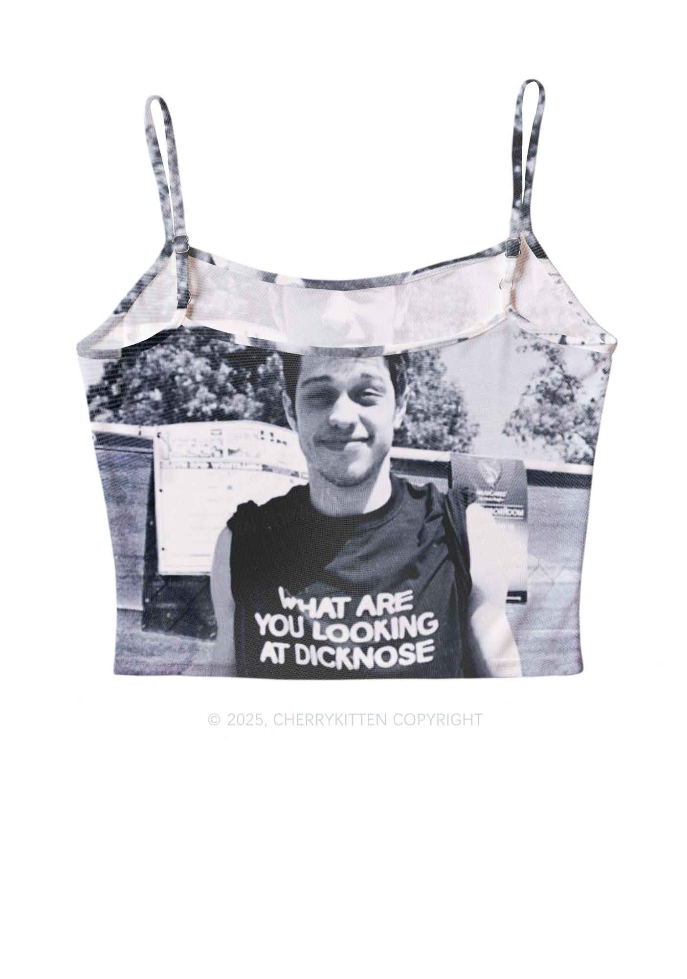 What Are You Looking At Y2K Mesh Cami Tank Cherrykitten - Image 2