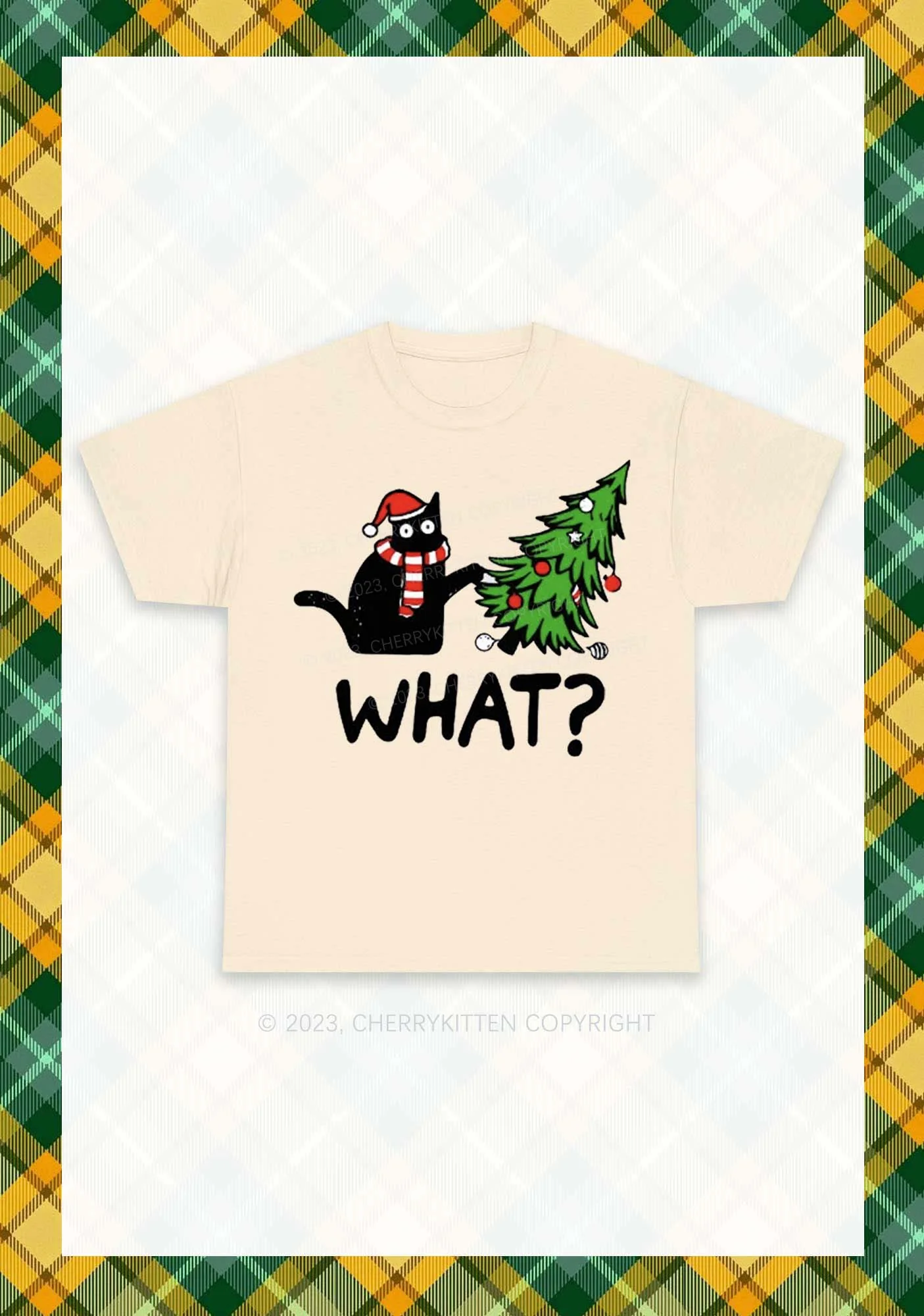 What Christmas Tree Chunky Shirt Cherrykitten - Image 6