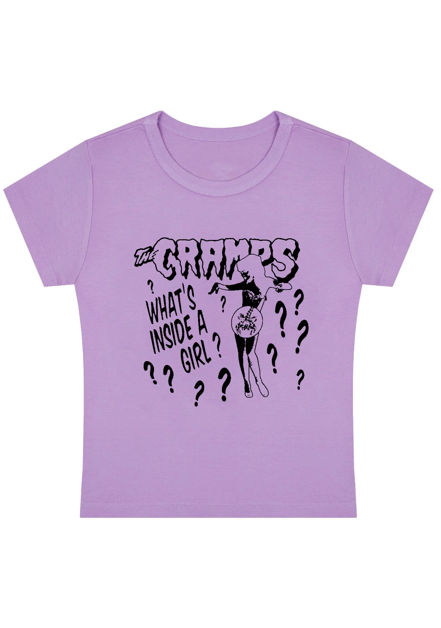 What's Inside A Girl Y2K Baby Tee - Image 3