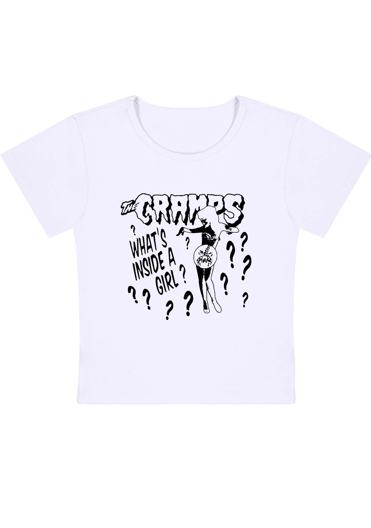 What's Inside A Girl Y2K Baby Tee - Image 4