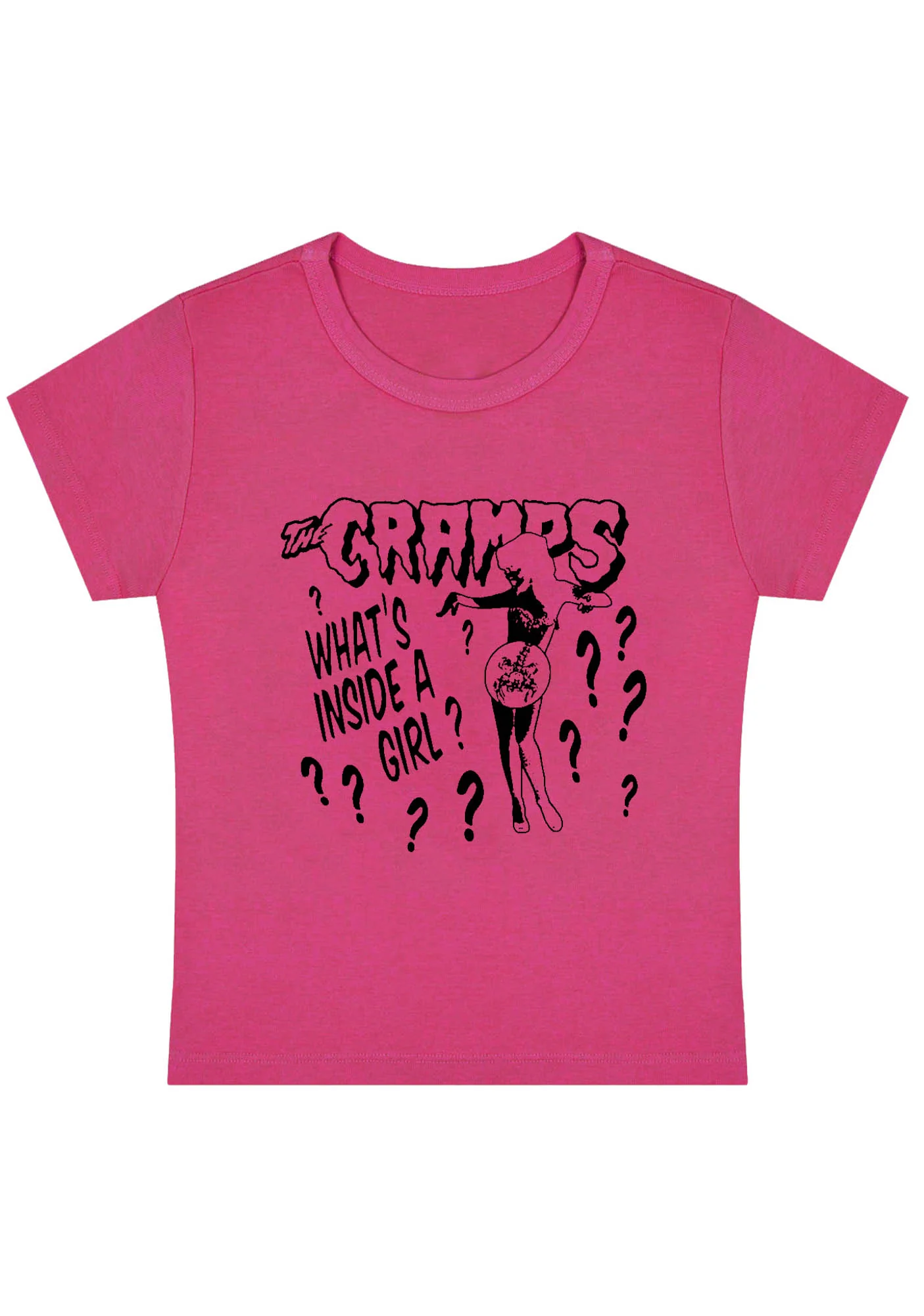 What's Inside A Girl Y2K Baby Tee - Image 5