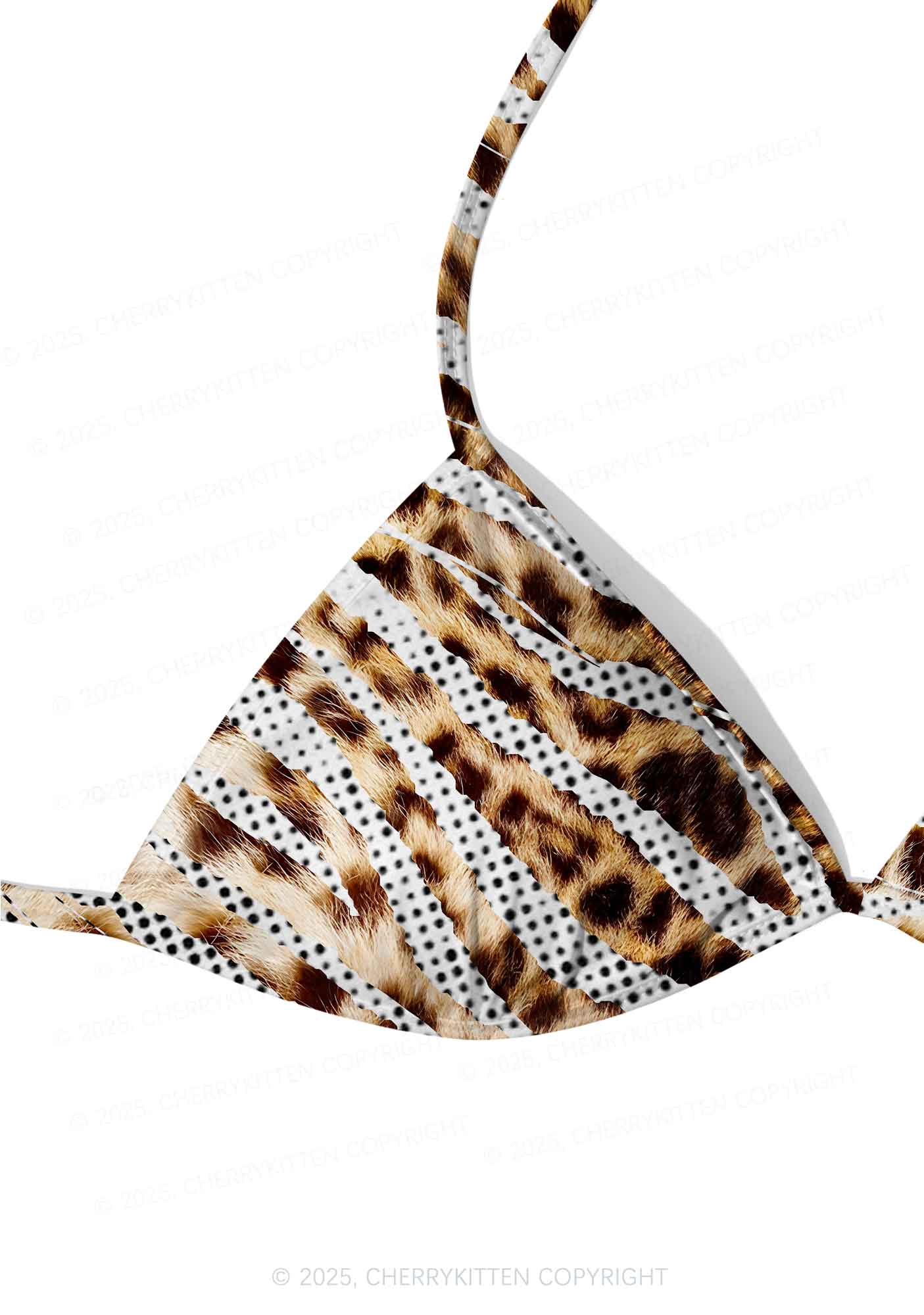 Whimsical Leopard Y2K Print Bikini Set Cherrykitten - Image 4