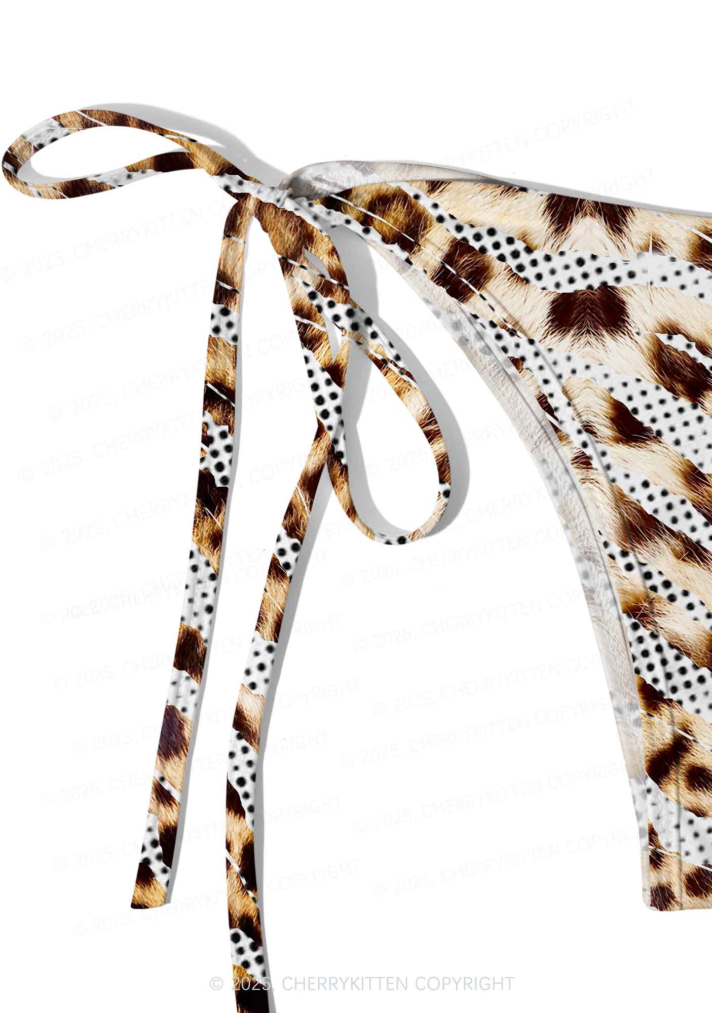 Whimsical Leopard Y2K Print Bikini Set Cherrykitten - Image 5