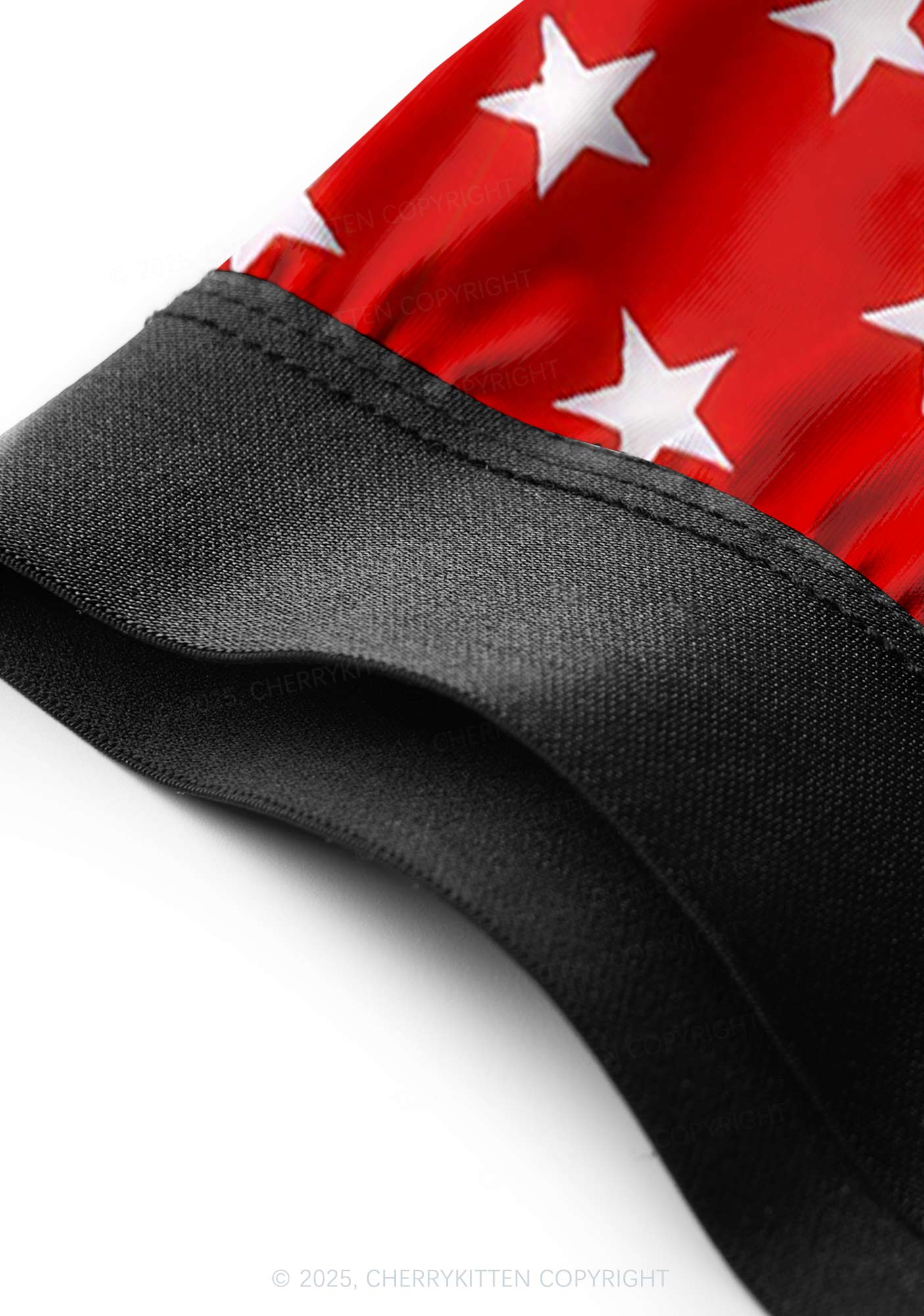 White Stars On Red Valentine's Day Y2K Print Couples Boxer Briefs Set Cherrykitten - Image 4
