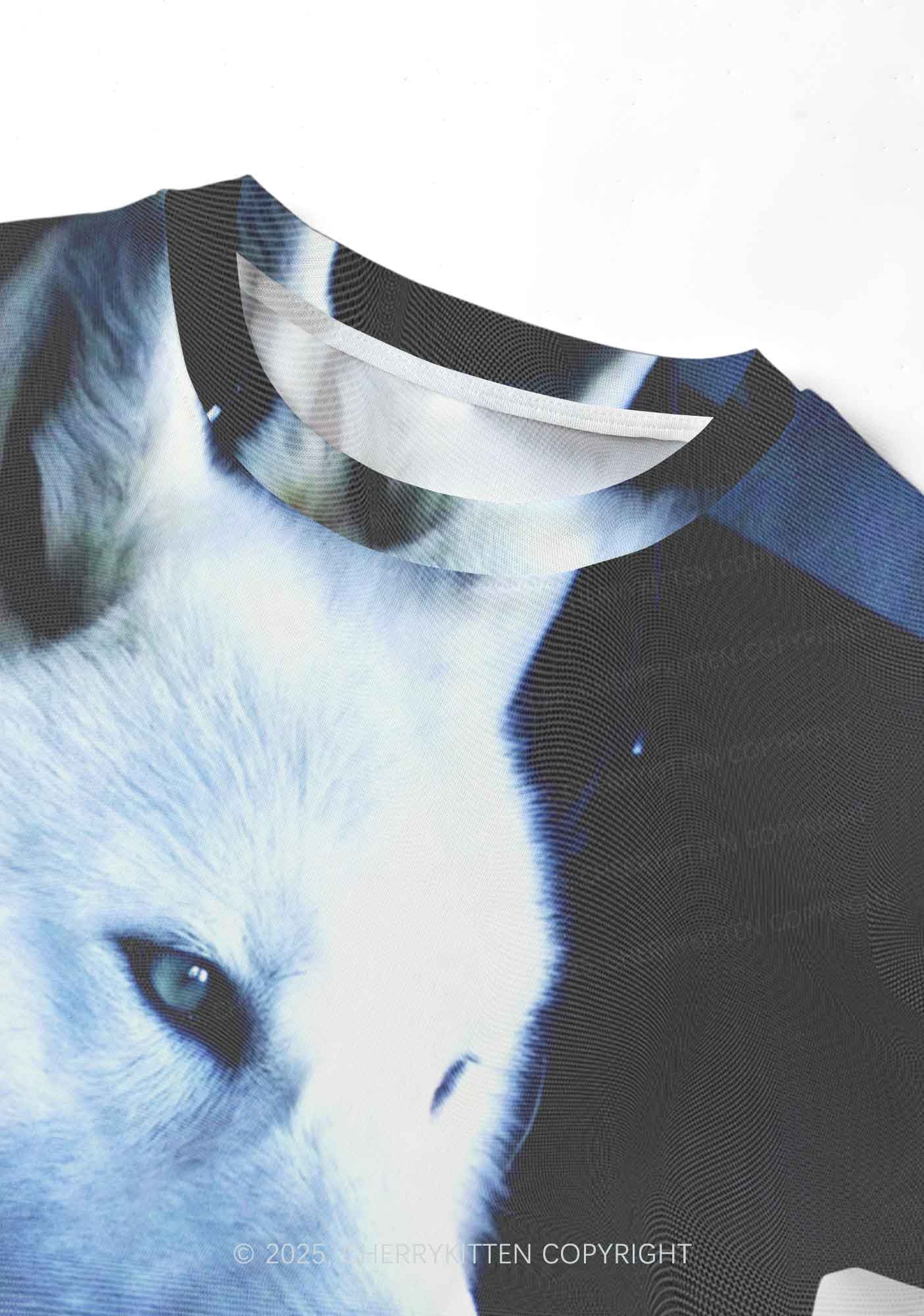 White Wolf Y2K Mesh Crop Top Cherrykitten - Image 3