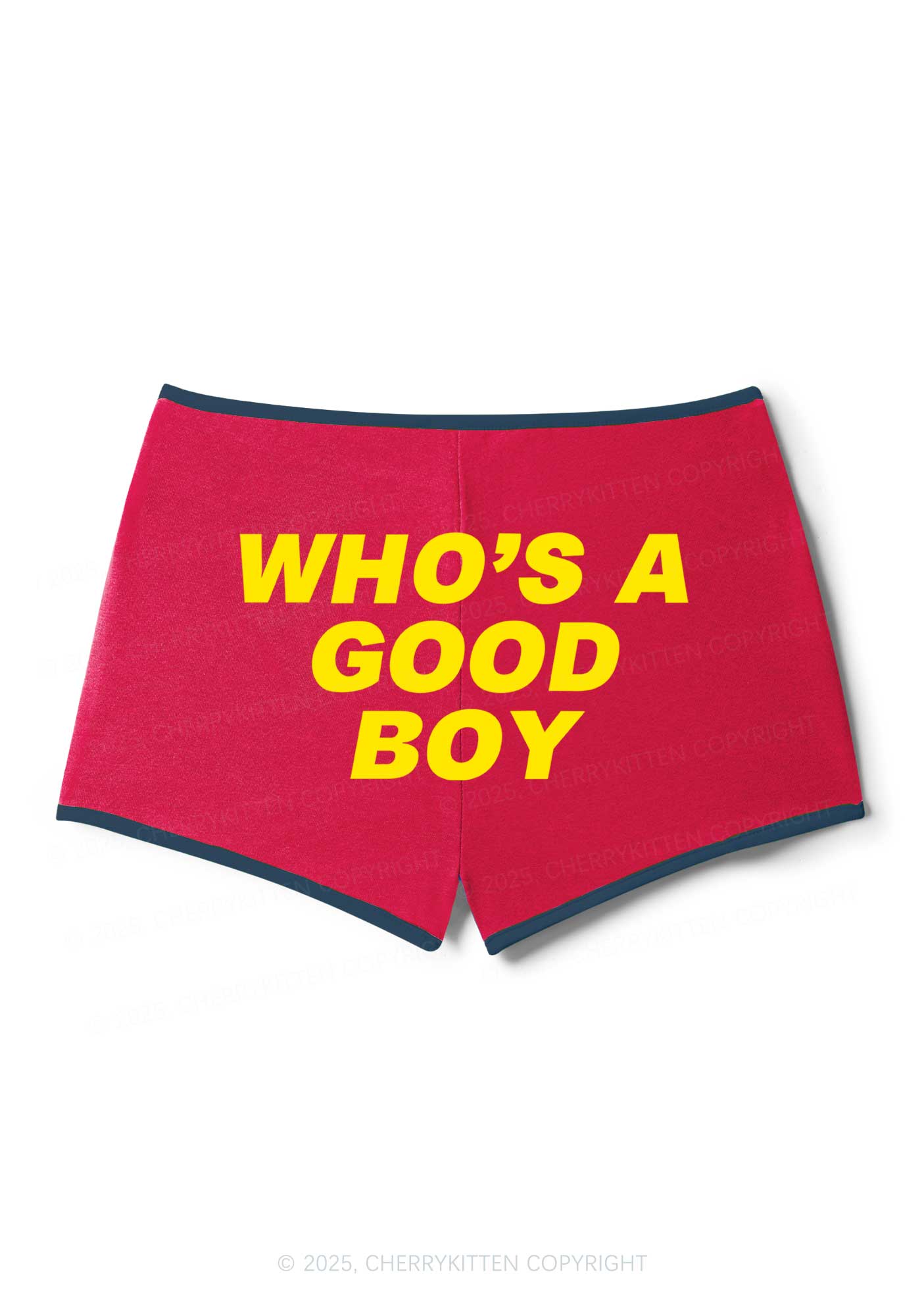 Whos A Good Boy Y2K Booty Shorts Cherrykitten - Image 3