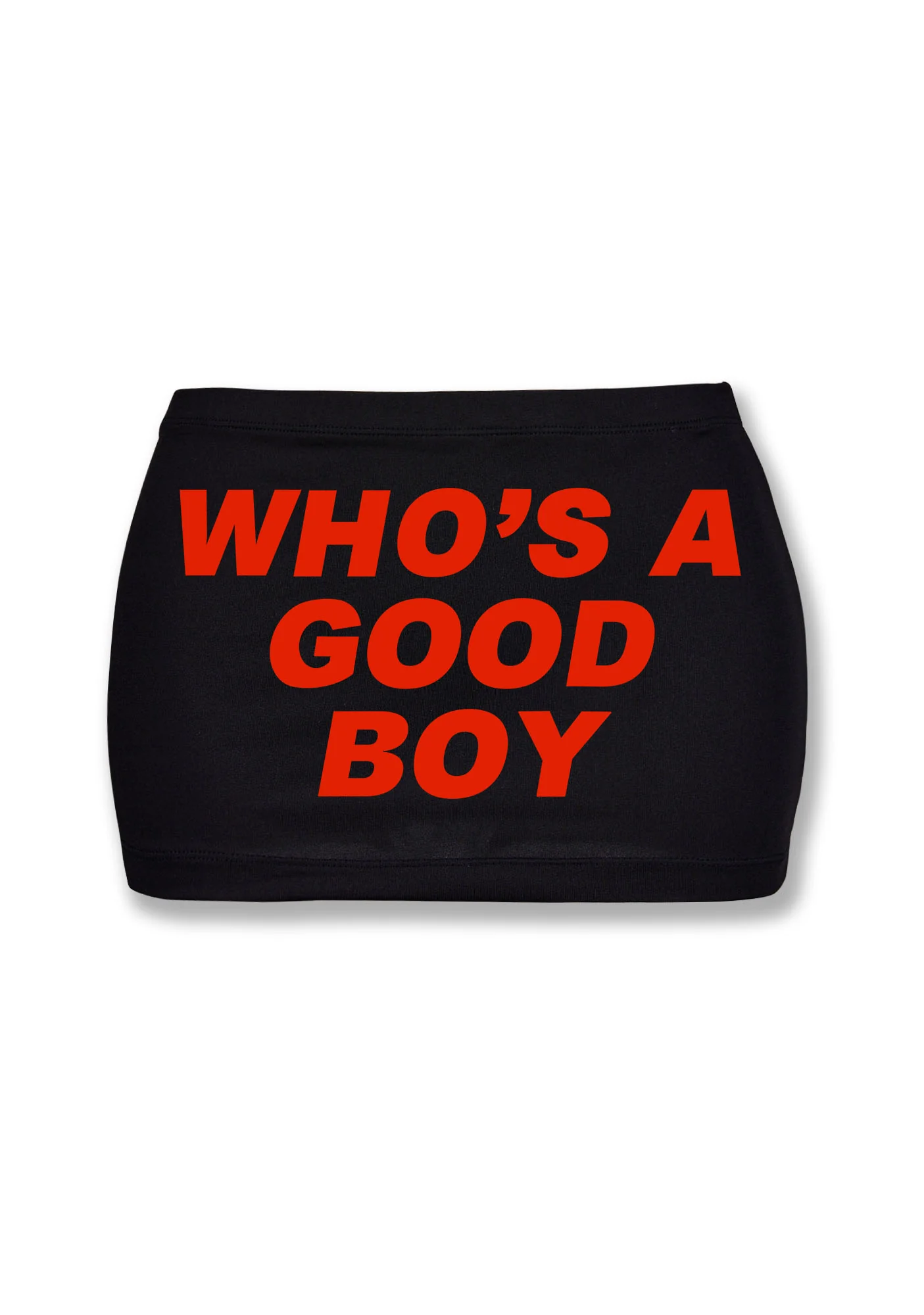 Who's A Good Boy Y2K Mini Hip Skirt Cherrykitten - Image 3