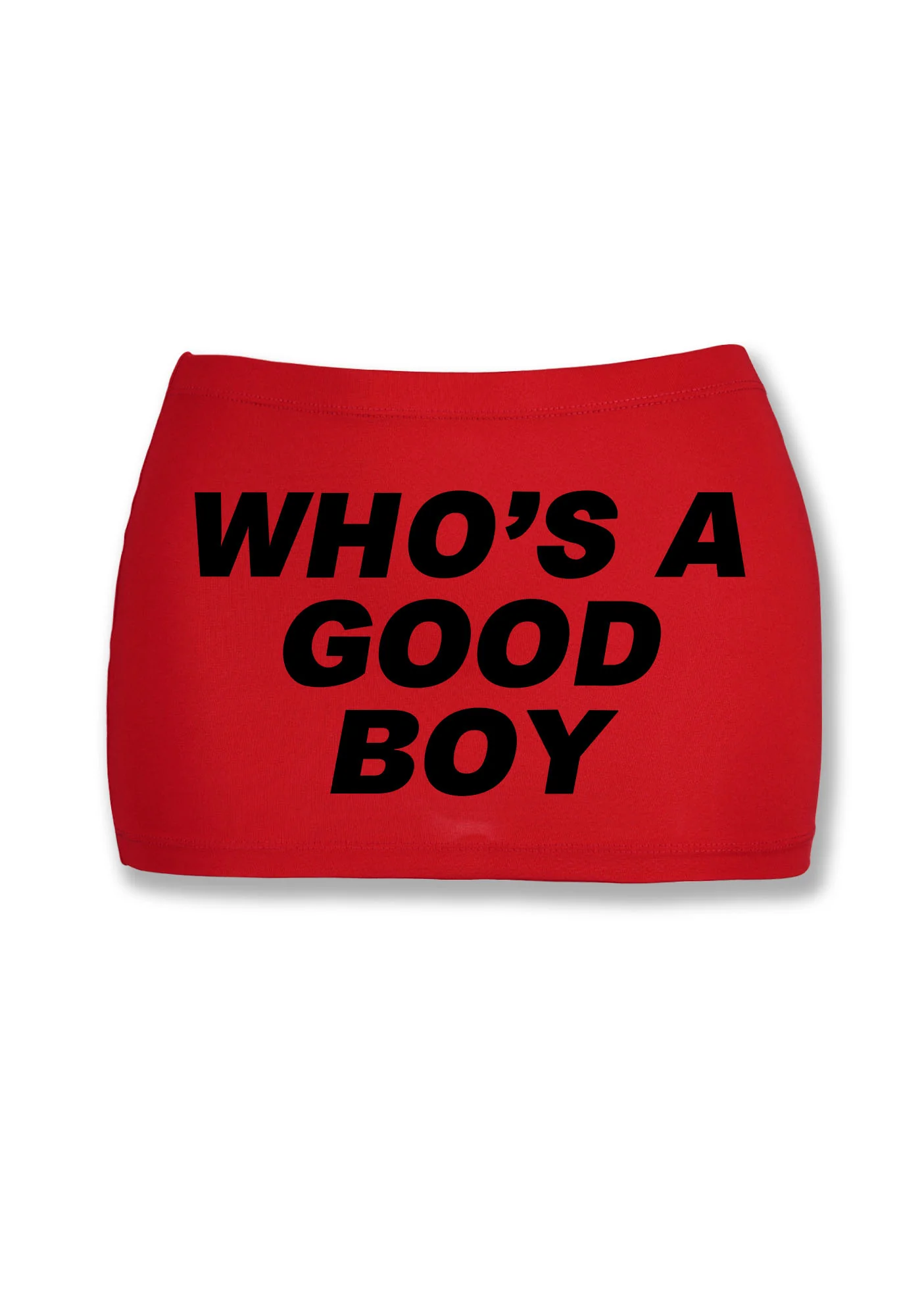 Who's A Good Boy Y2K Mini Hip Skirt Cherrykitten - Image 4
