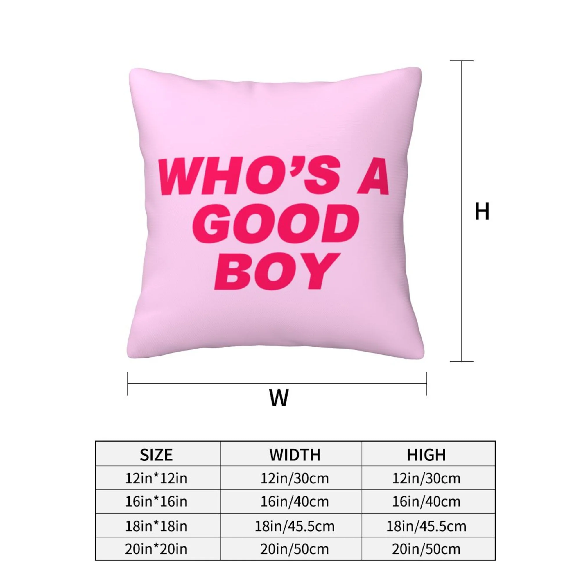 Who's A Good Boy Y2K Throw Pillow Cover Cherrykitten - Image 4