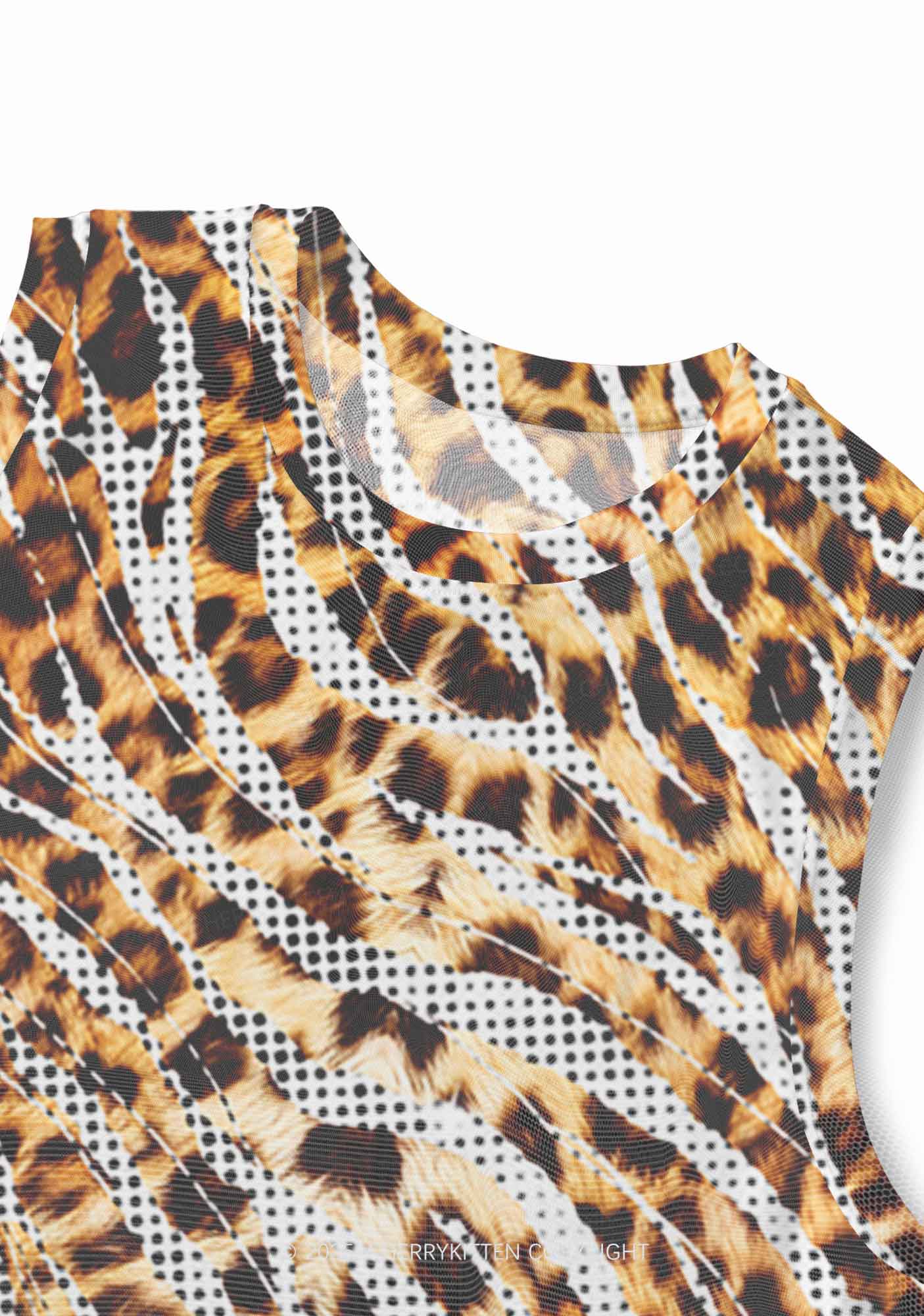 Wild Dots Y2K Mesh Muscle Tank Cherrykitten - Image 3