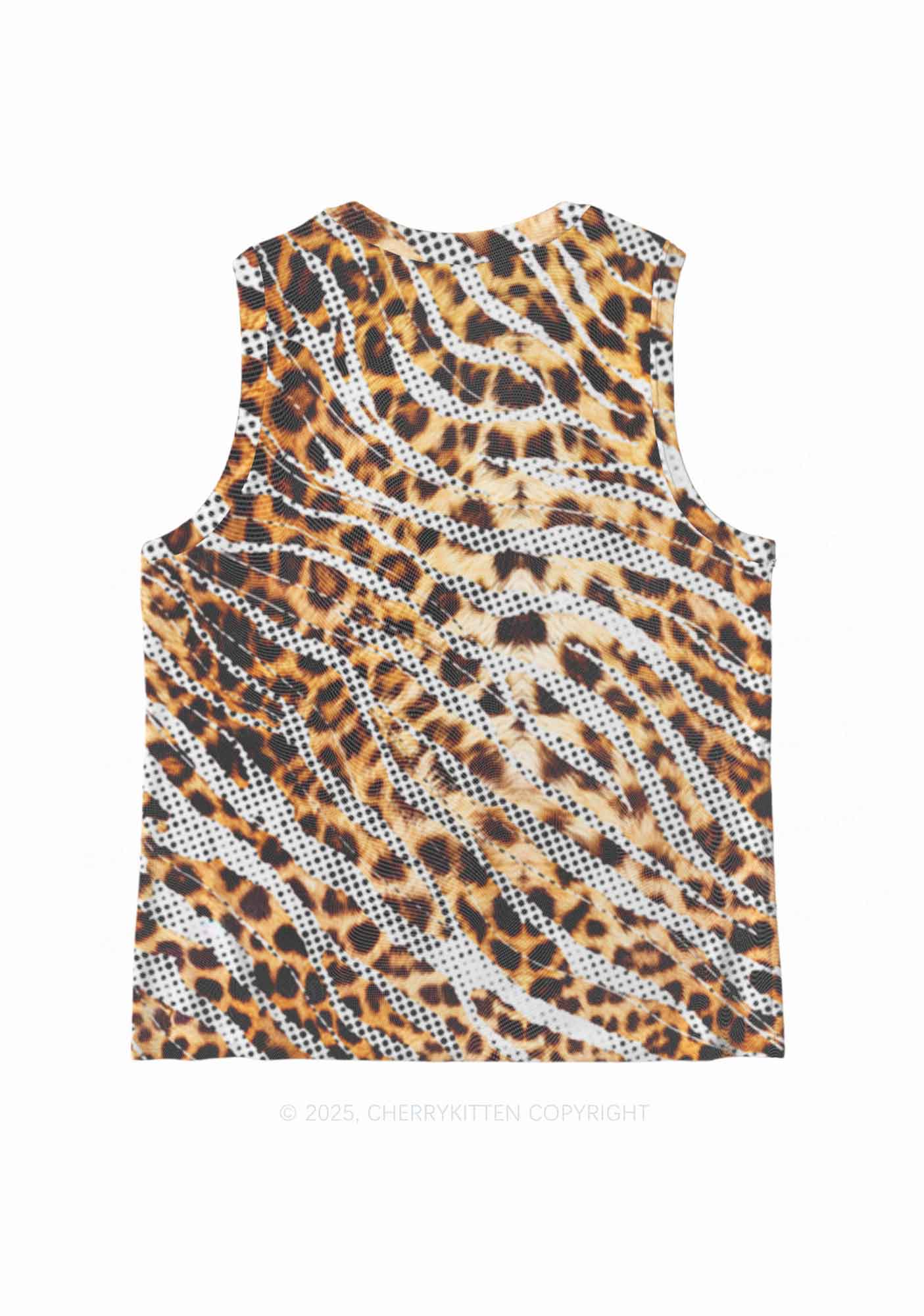 Wild Dots Y2K Mesh Muscle Tank Cherrykitten - Image 4
