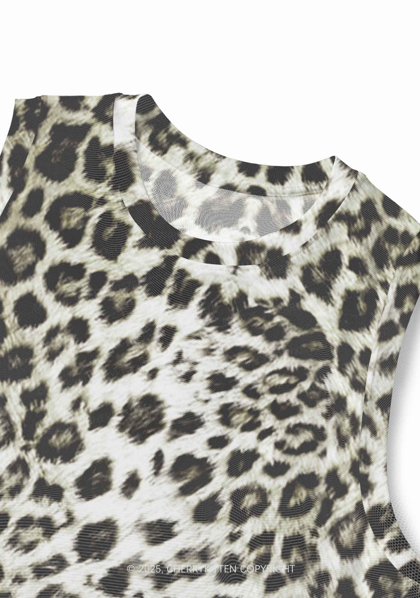 Wild Leopard Y2K Mesh Muscle Tank Cherrykitten - Image 3