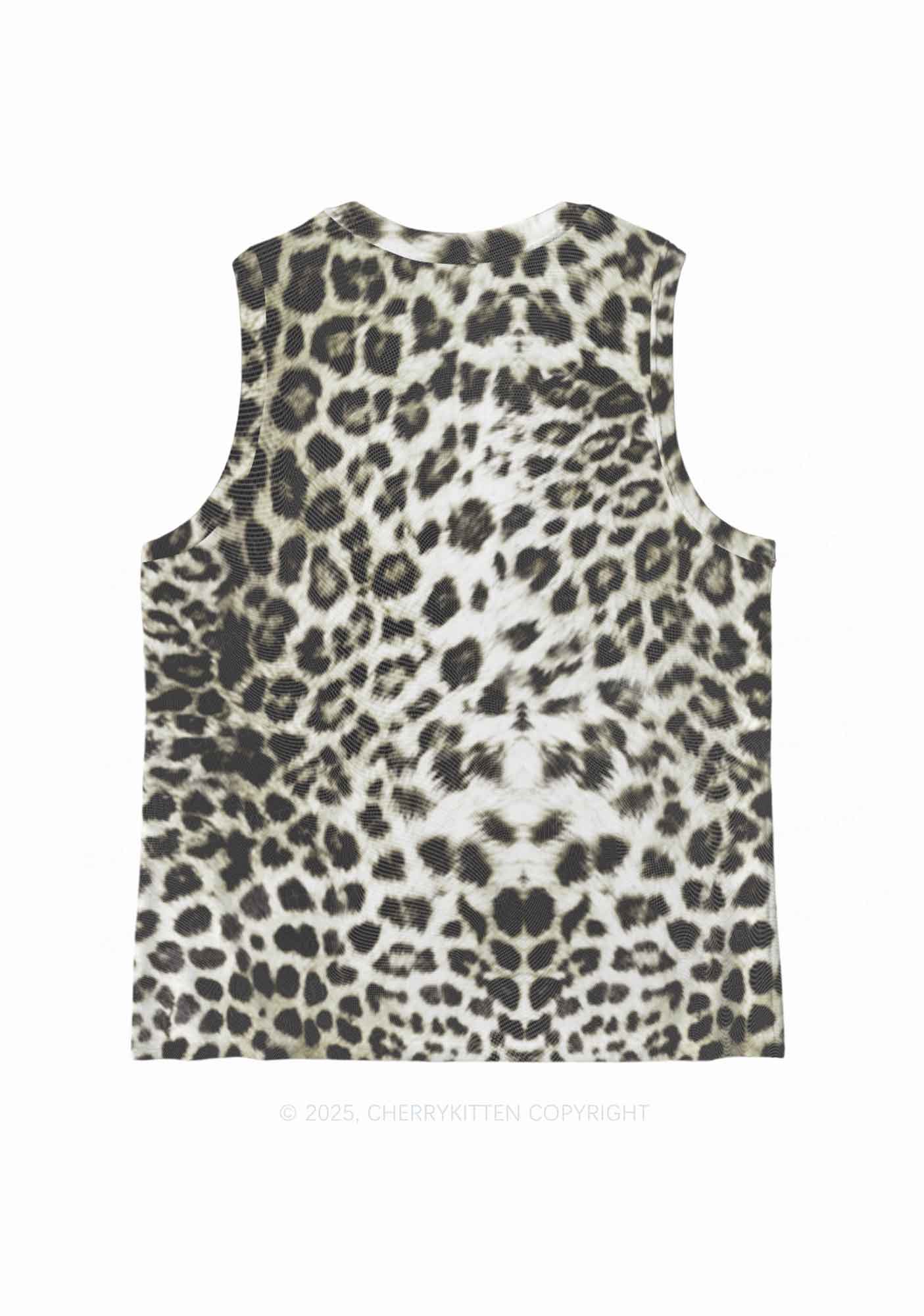Wild Leopard Y2K Mesh Muscle Tank Cherrykitten - Image 4