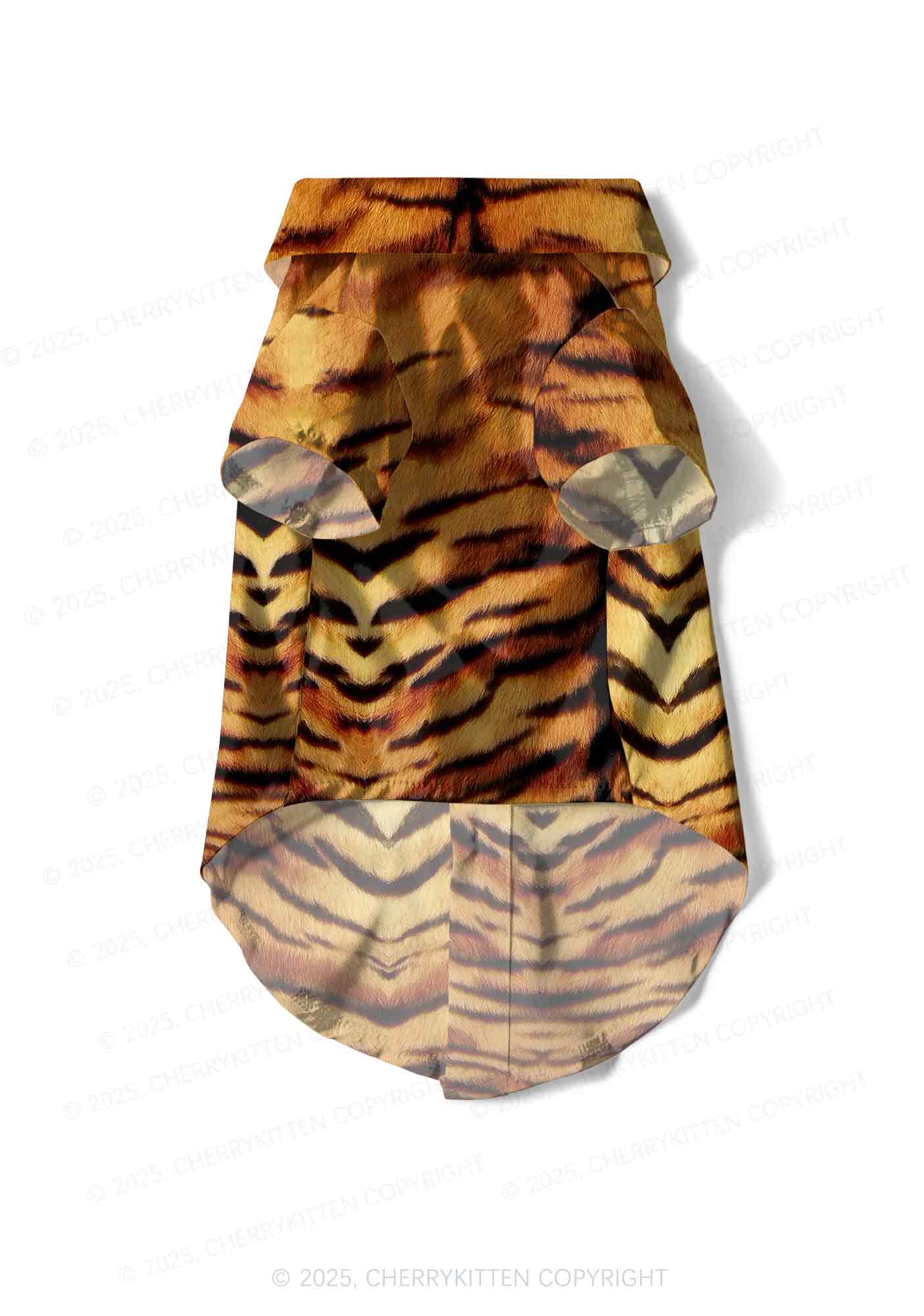 Wild Tiger Texture Y2K Pet Shirts Cherrykitten - Image 4