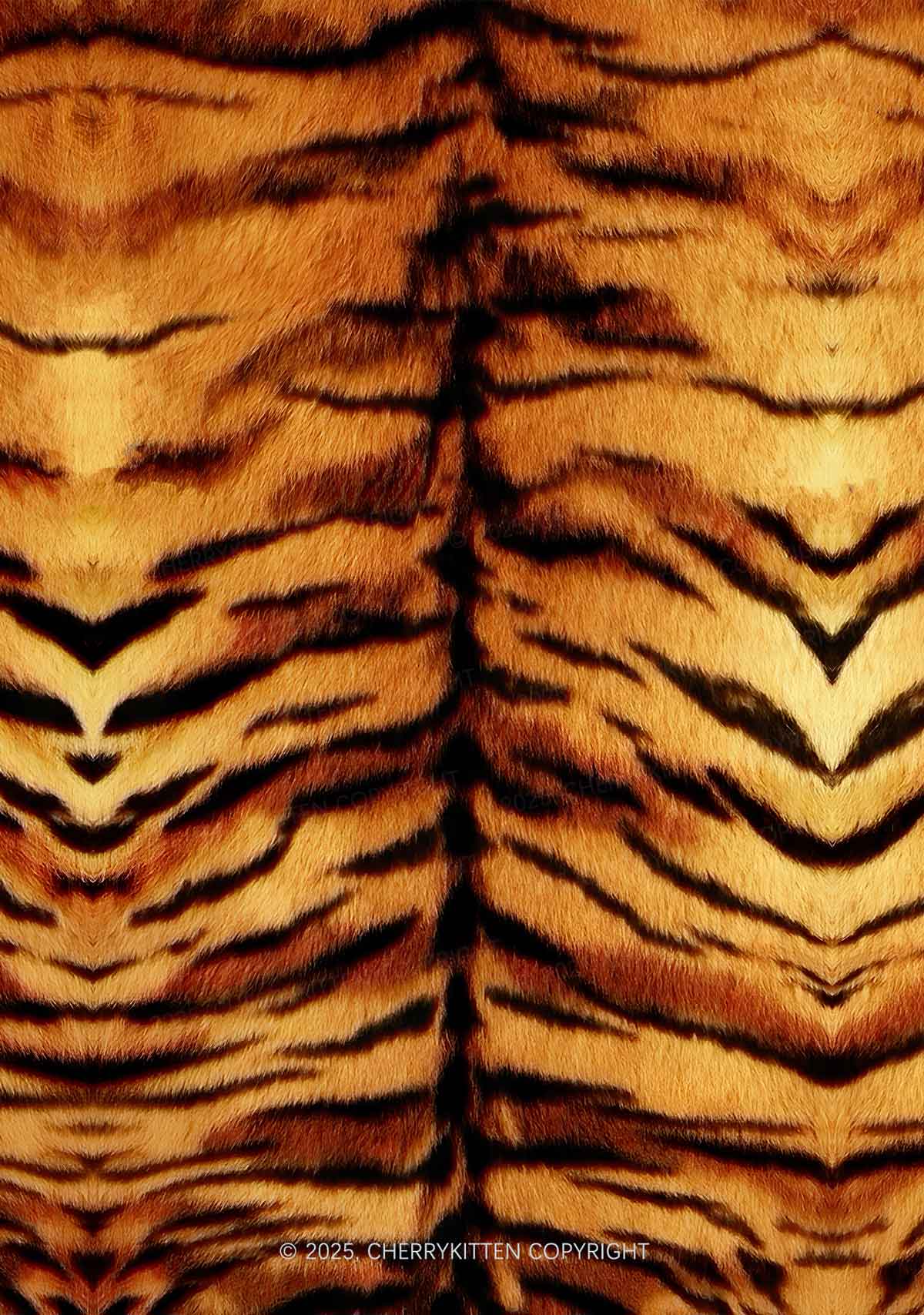 Wild Tiger Texture Y2K Print Bikini Set Cherrykitten - Image 2