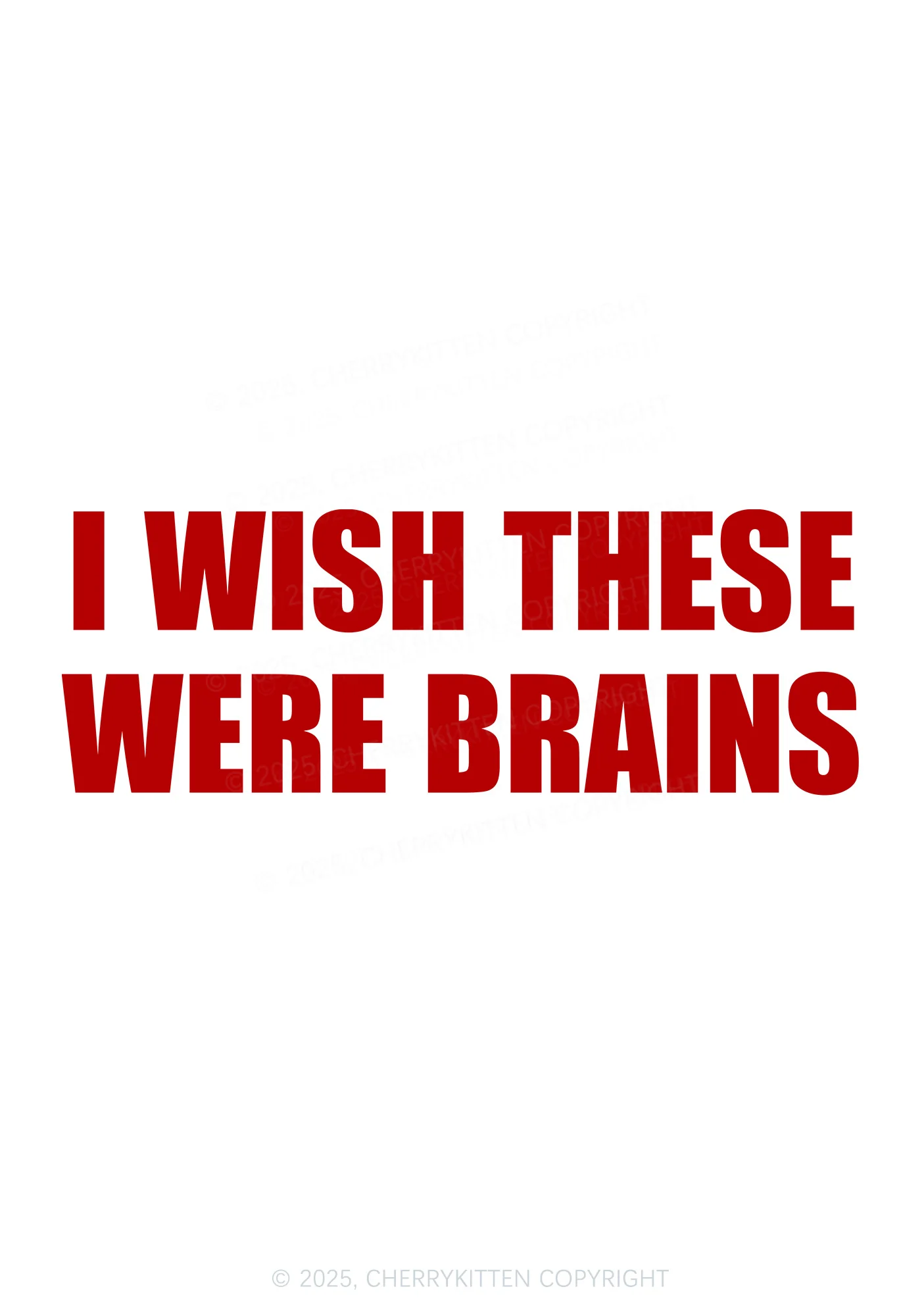 Wish These Were Brains Y2K Bikini String Thong Cherrykitten - Image 2