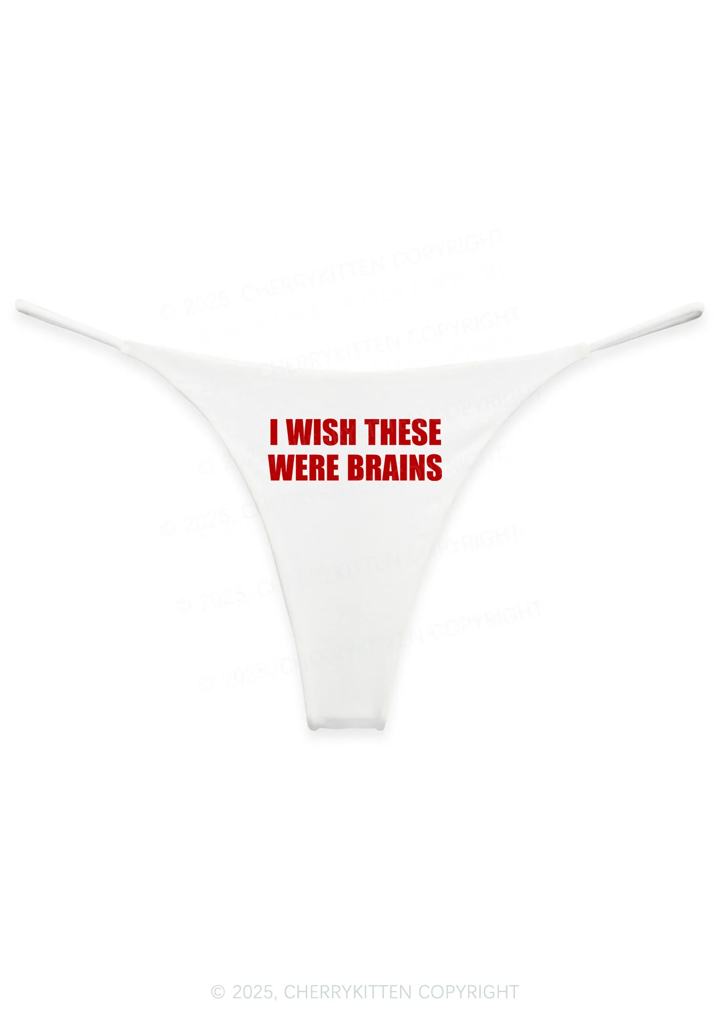 Wish These Were Brains Y2K Bikini String Thong Cherrykitten - Image 4