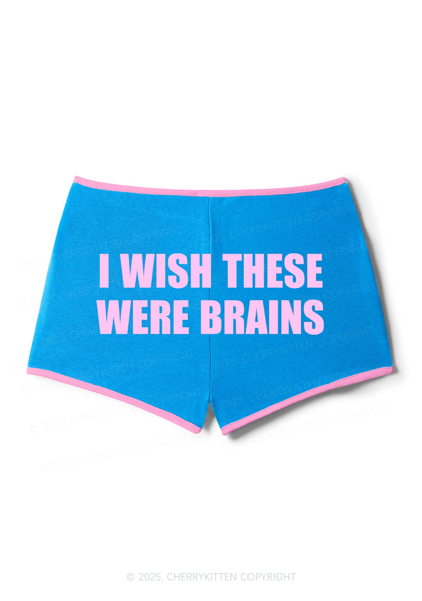 Wish These Were Brains Y2K Booty Shorts Cherrykitten - Image 3