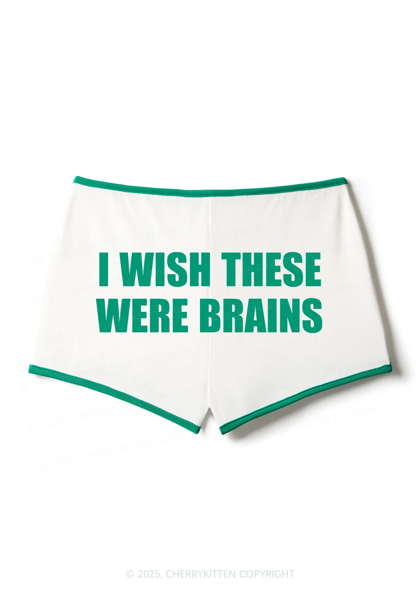 Wish These Were Brains Y2K Booty Shorts Cherrykitten - Image 5